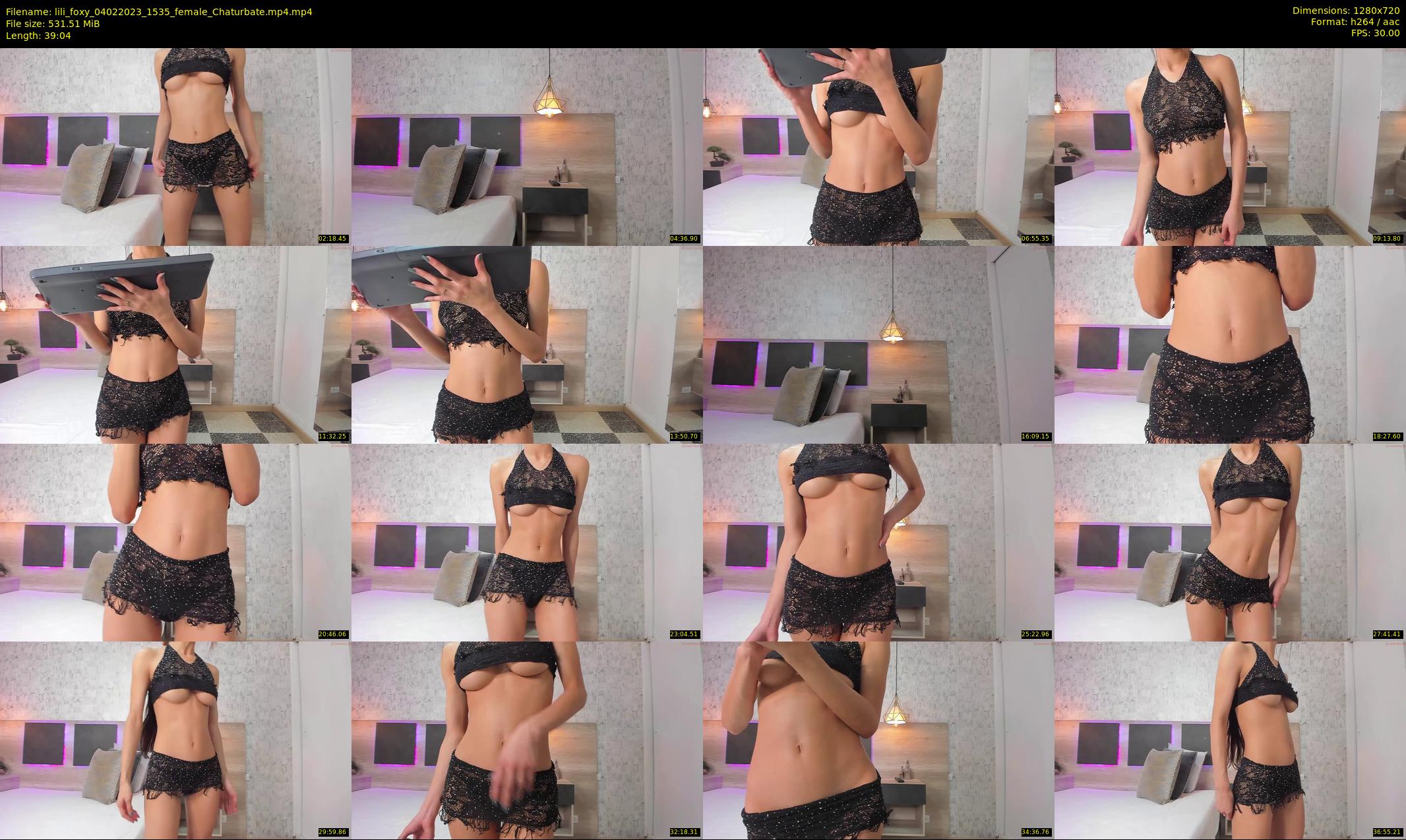 lili_foxy — 40 minute Chaturbate female cam show recording, 720p, Feb 4, 2023