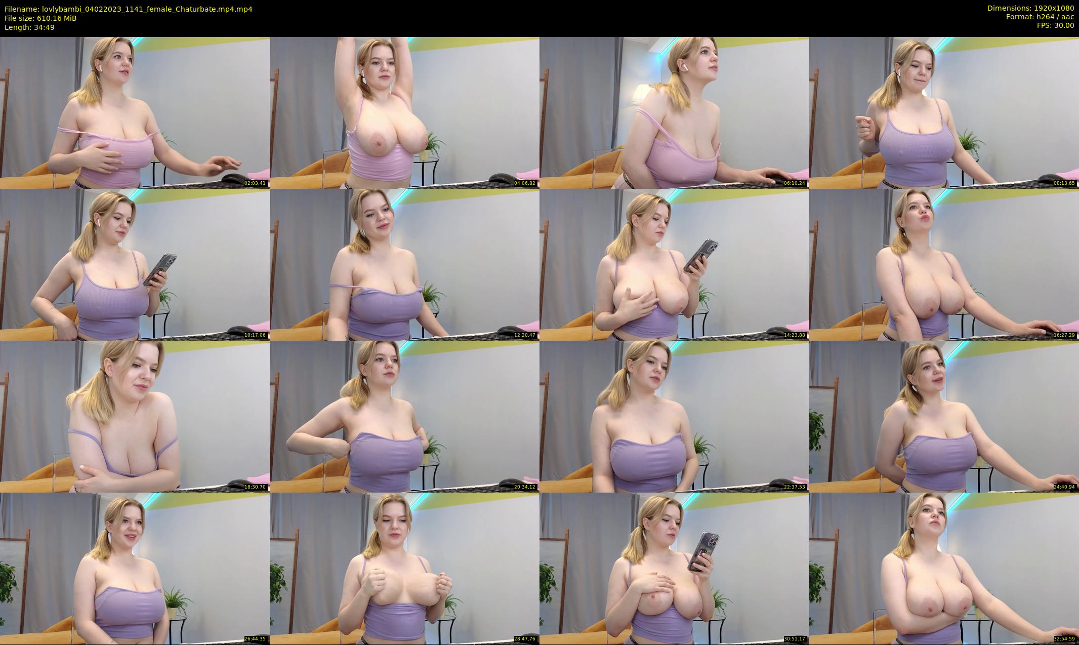 lovlybambi — 35 minute Chaturbate female cam show recording, 1080p, Feb 4, 2023