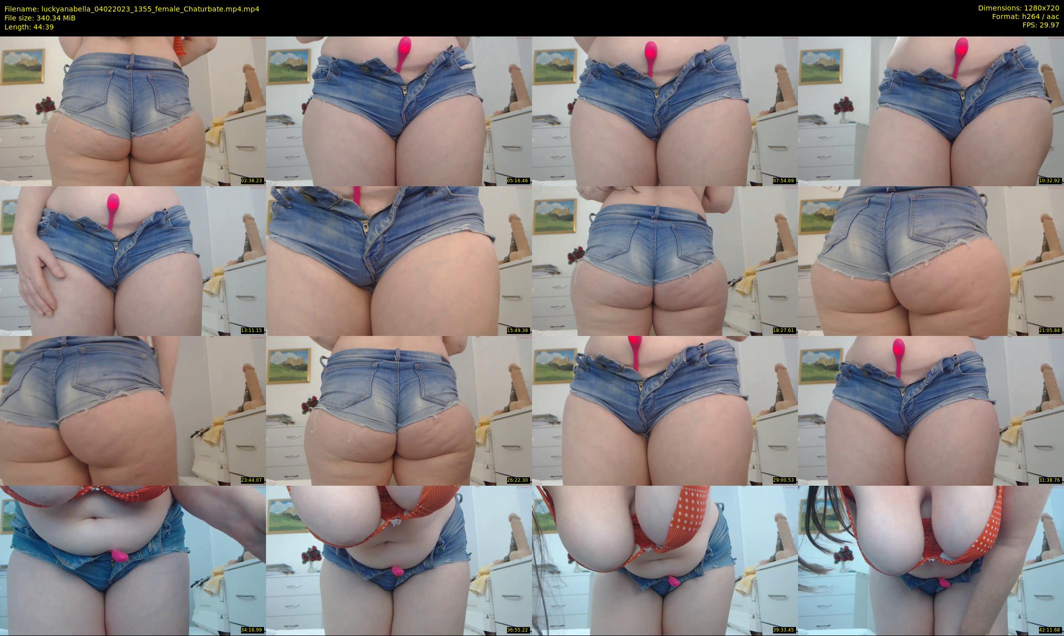 luckyanabella — 45 minute Chaturbate female cam show recording, 720p, Feb 4, 2023