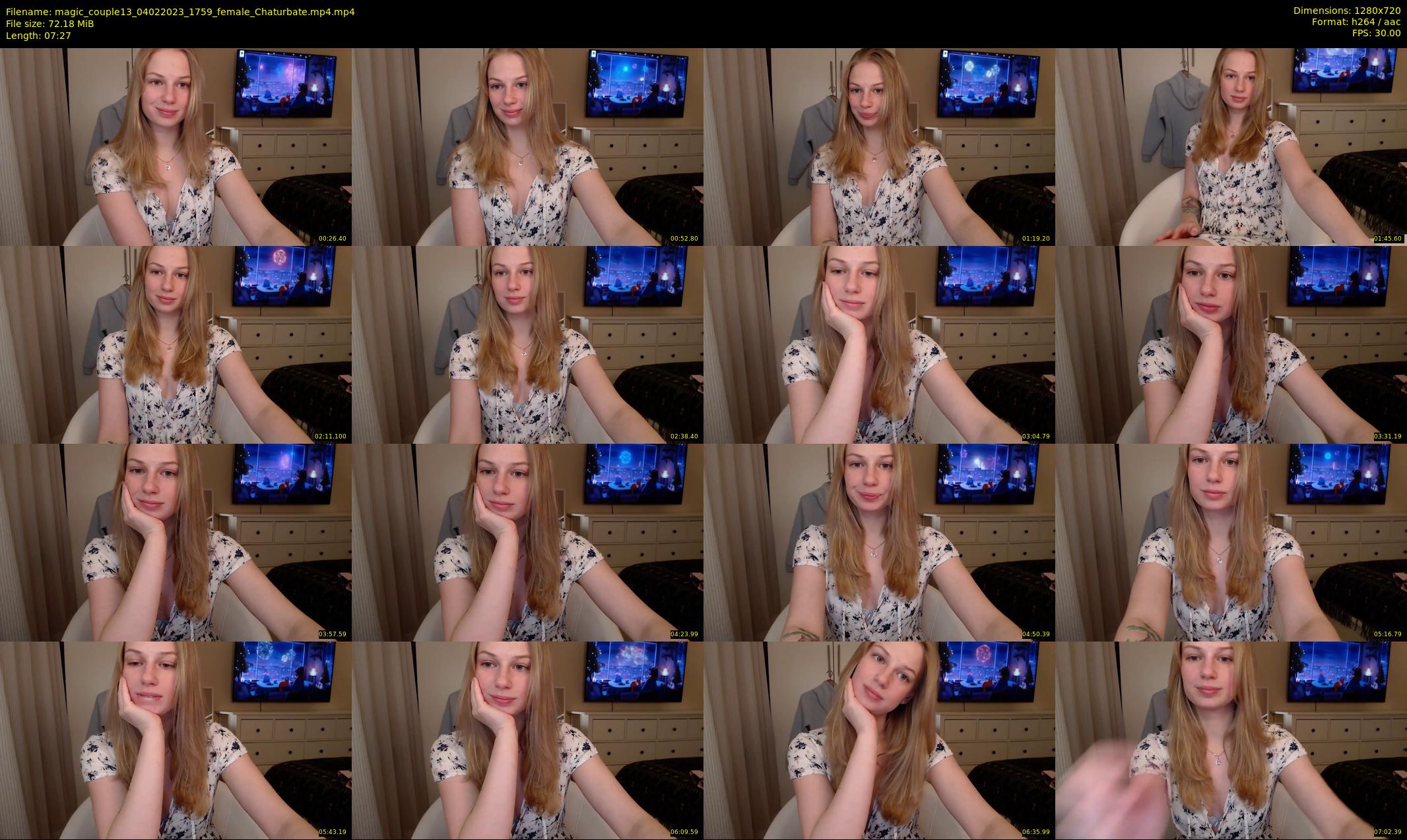 magic_couple13 — 8 minute Chaturbate couple cam show recording, 720p, Feb 4, 2023
