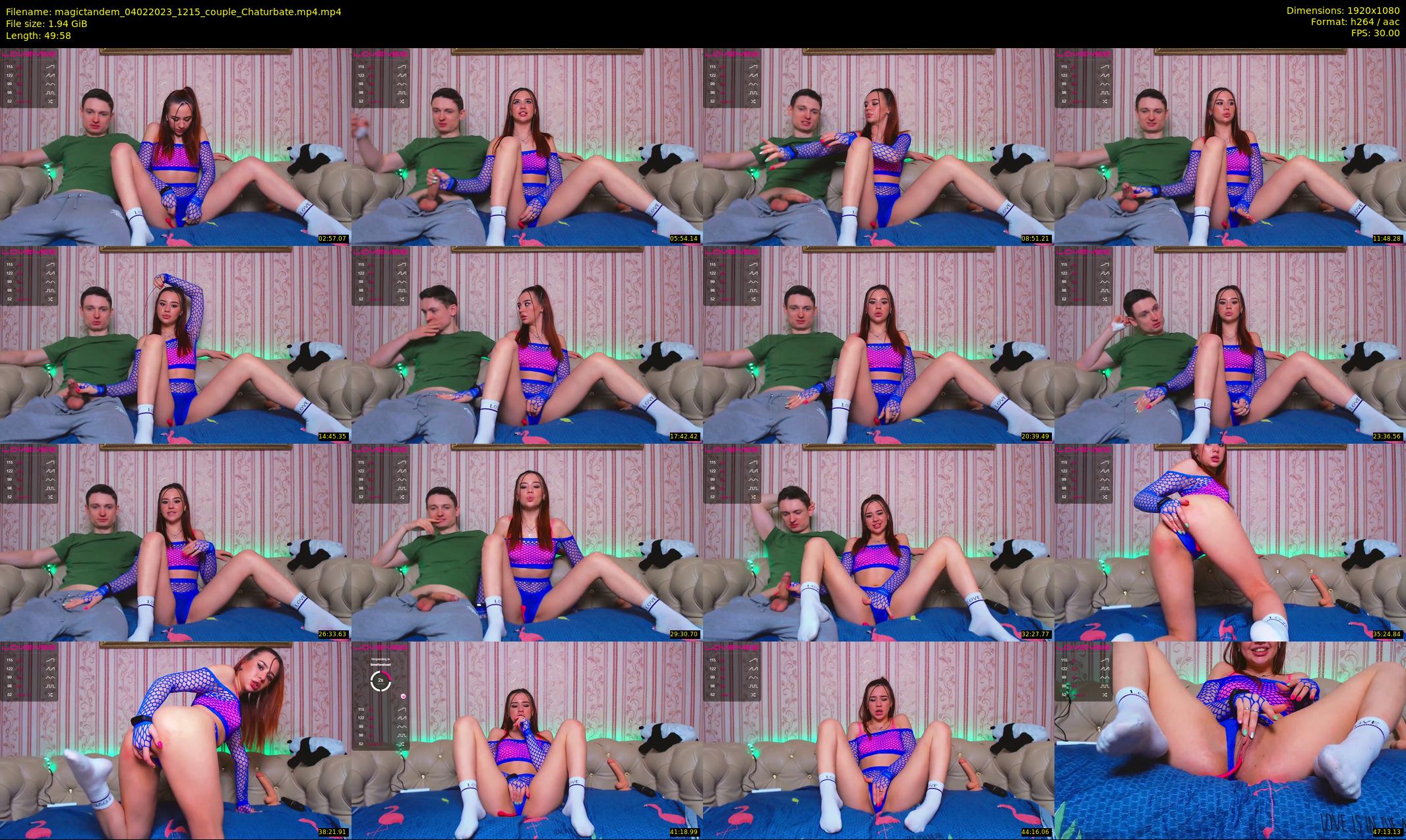 magictandem — 50 minute Chaturbate couple cam show recording, 1080p, Feb 4, 2023