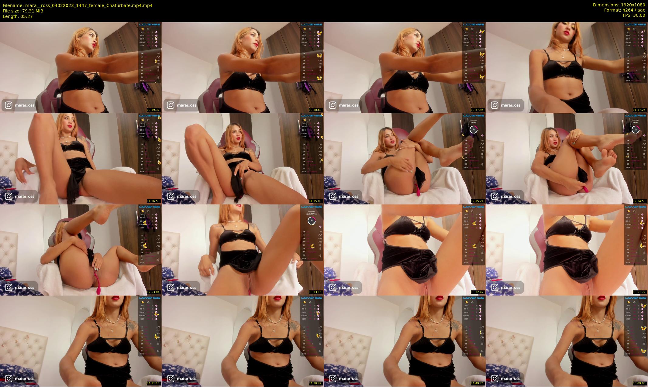 mara__ross — 6 minute Chaturbate female cam show recording, 1080p, Feb 4, 2023