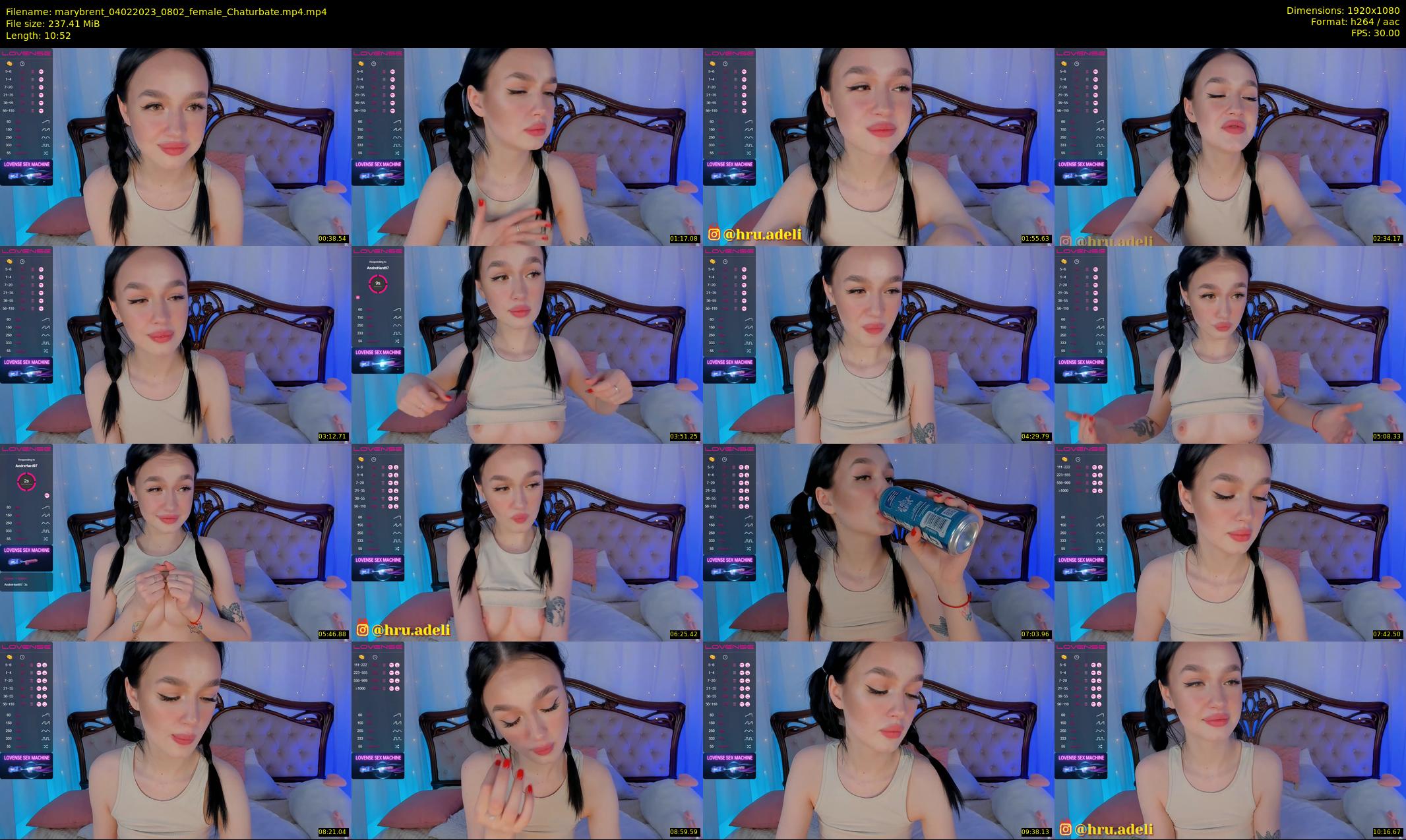 marybrent — 11 minute Chaturbate female cam show recording, 1080p, Feb 4, 2023