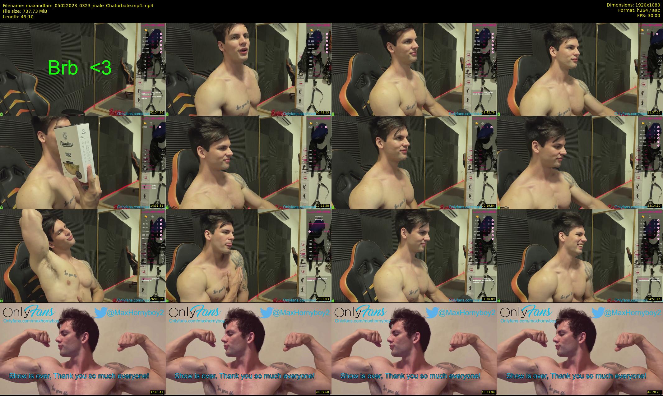 maxandtam — 50 minute Chaturbate couple cam show recording, 1080p, Feb 5, 2023