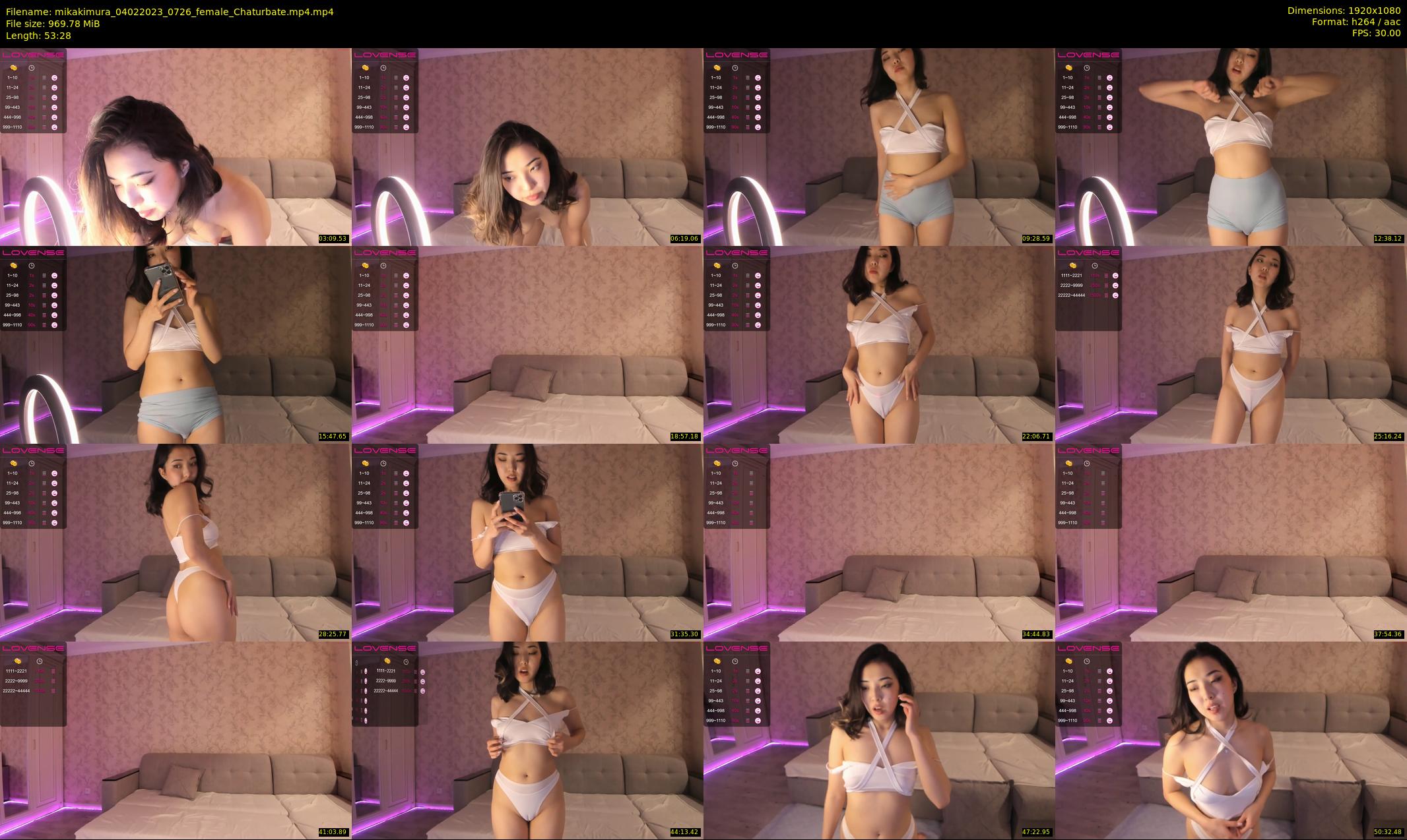 mikakimura — 54 minute Chaturbate female cam show recording, 1080p, Feb 4, 2023