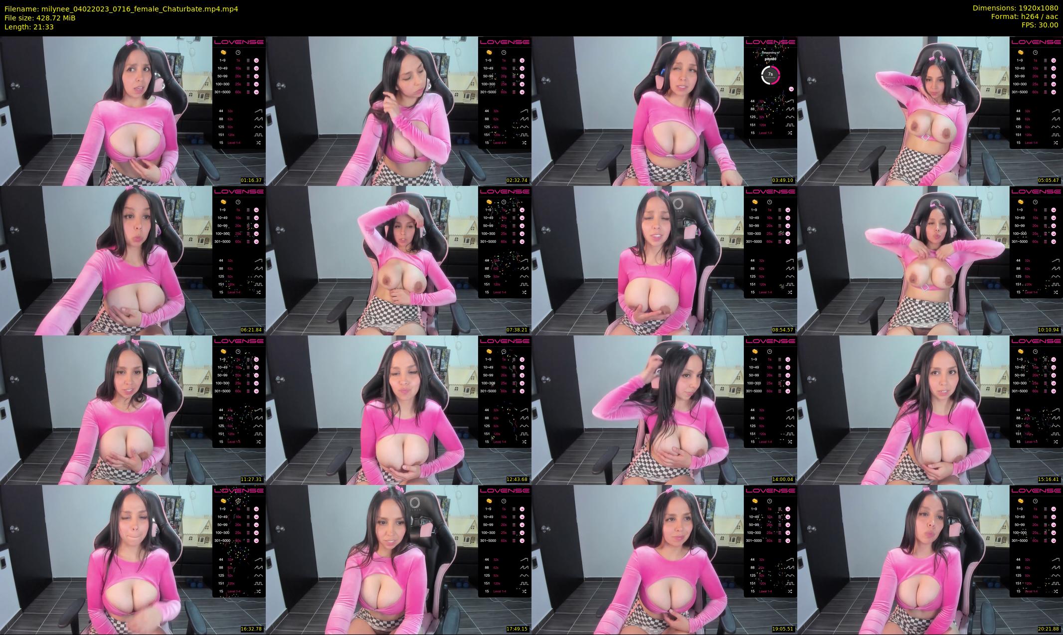 milynee — 22 minute Chaturbate female cam show recording, 1080p, Feb 4, 2023