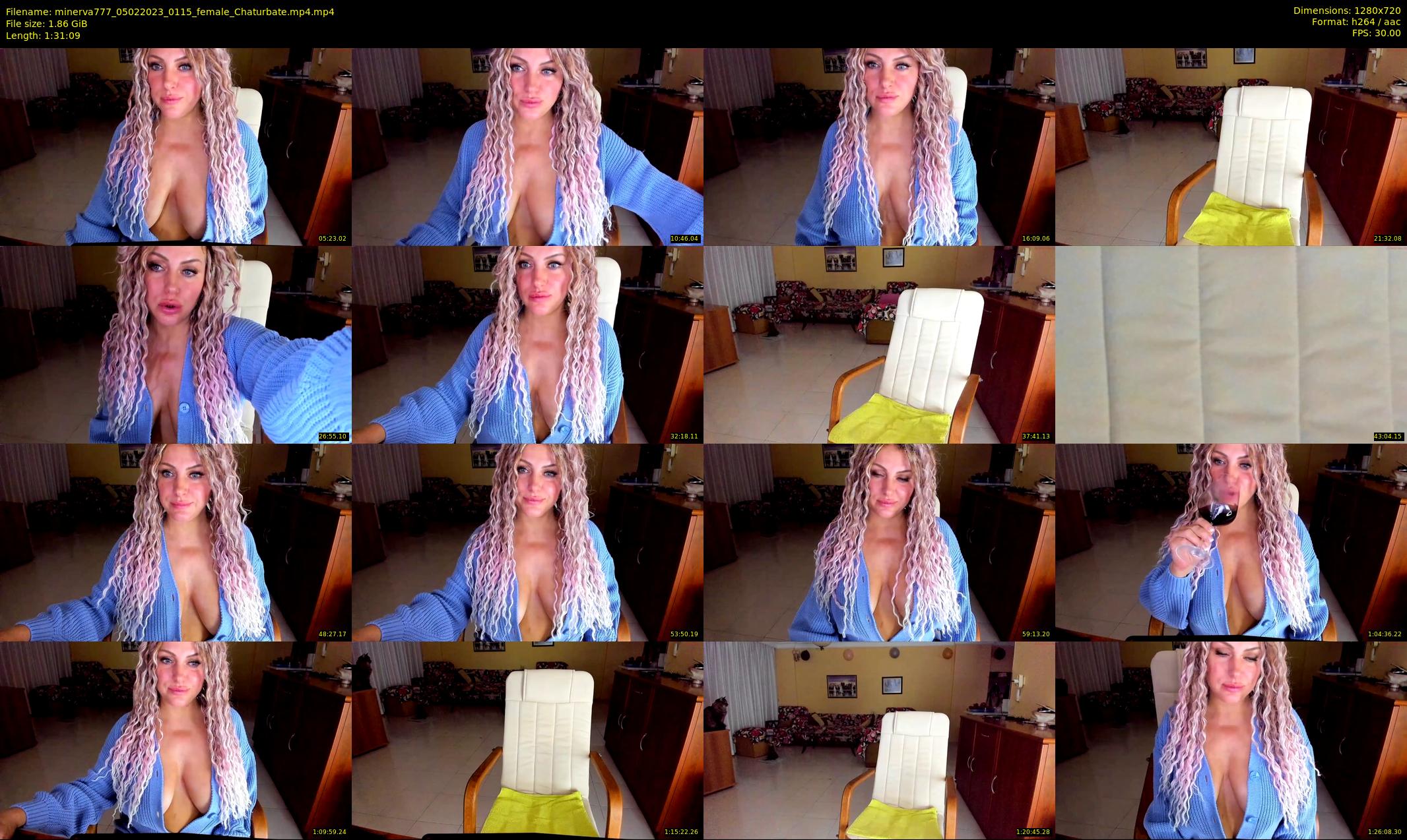 minerva777 — 92 minute Chaturbate female cam show recording, 720p, Feb 5, 2023
