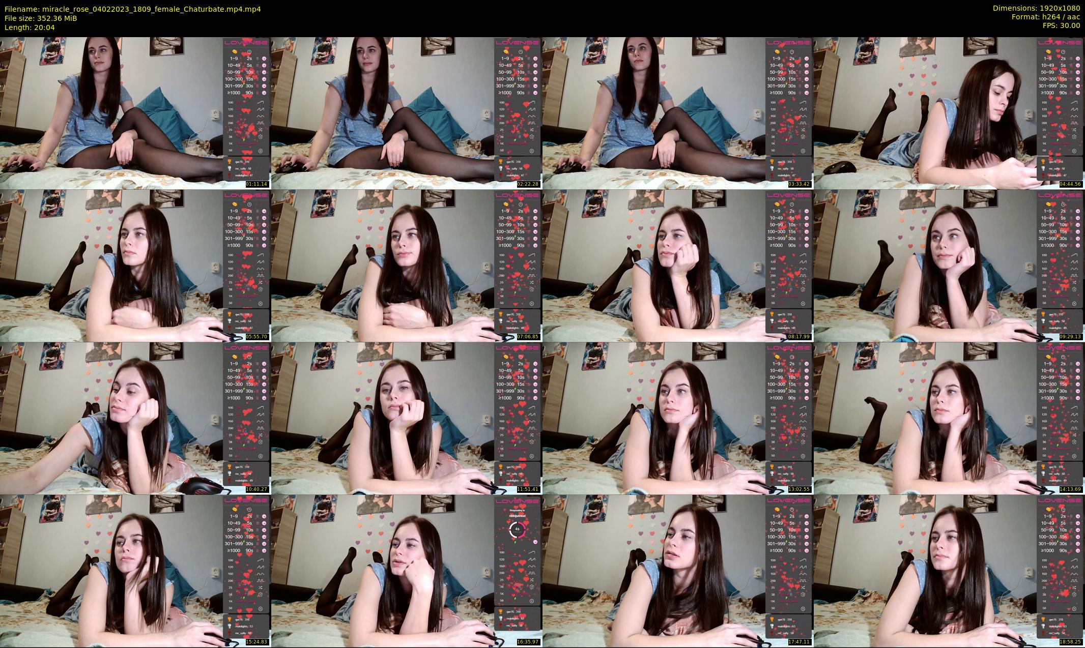 miracle_rose — 21 minute Chaturbate female cam show recording, 1080p, Feb 4, 2023