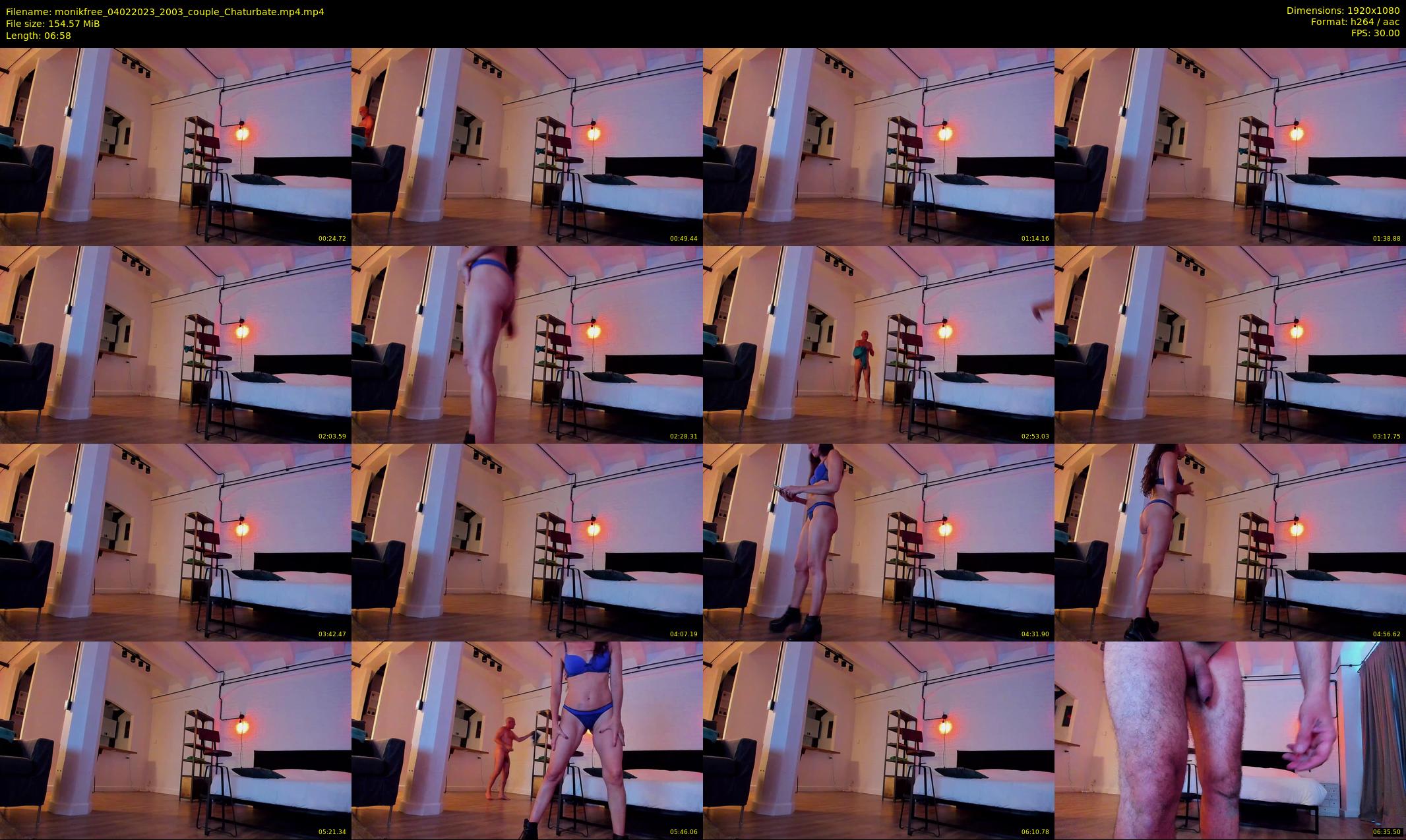 monikfree — 7 minute Chaturbate couple cam show recording, 1080p, Feb 4, 2023