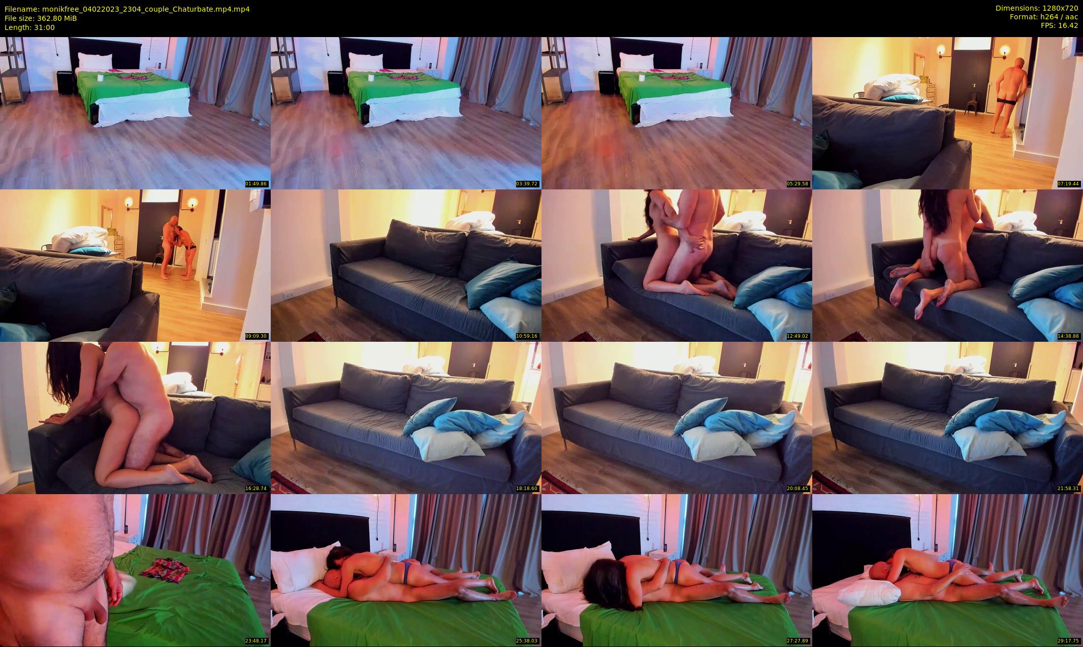 monikfree — 31 minute Chaturbate couple cam show recording, 720p, Feb 4, 2023