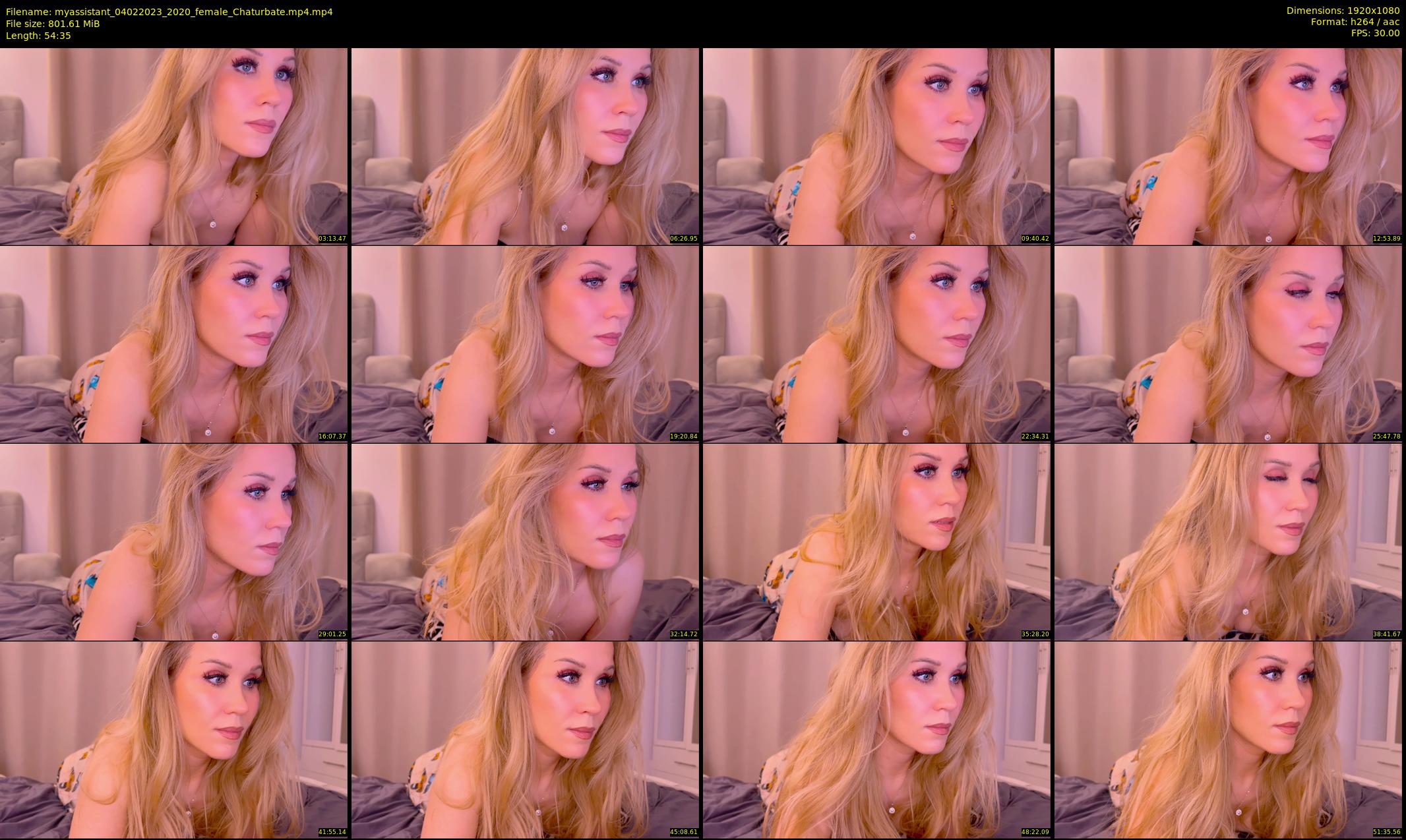 myassistant — 55 minute Chaturbate female cam show recording, 1080p, Feb 4, 2023