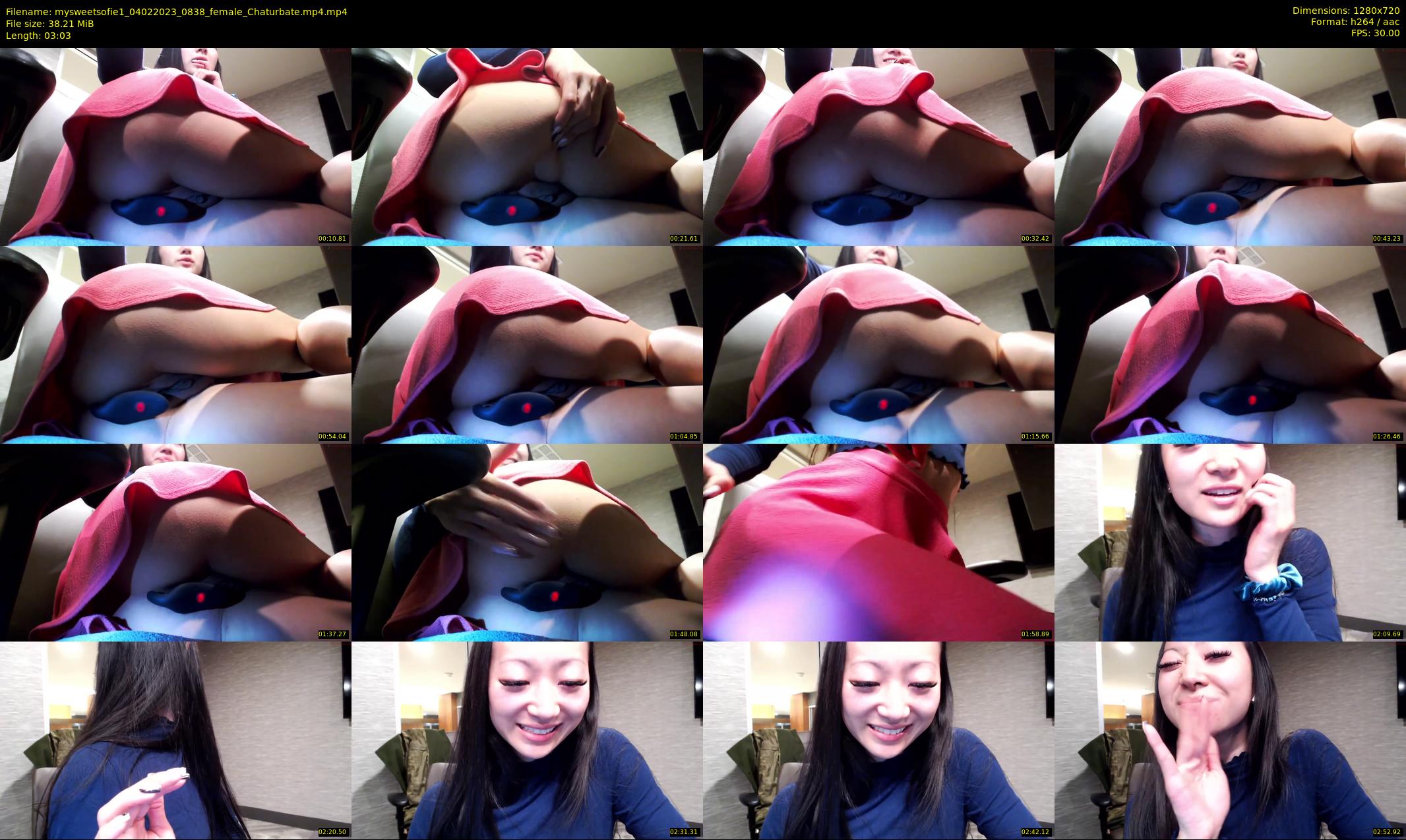 mysweetsofie1 — 4 minute Chaturbate female cam show recording, 720p, Feb 4, 2023