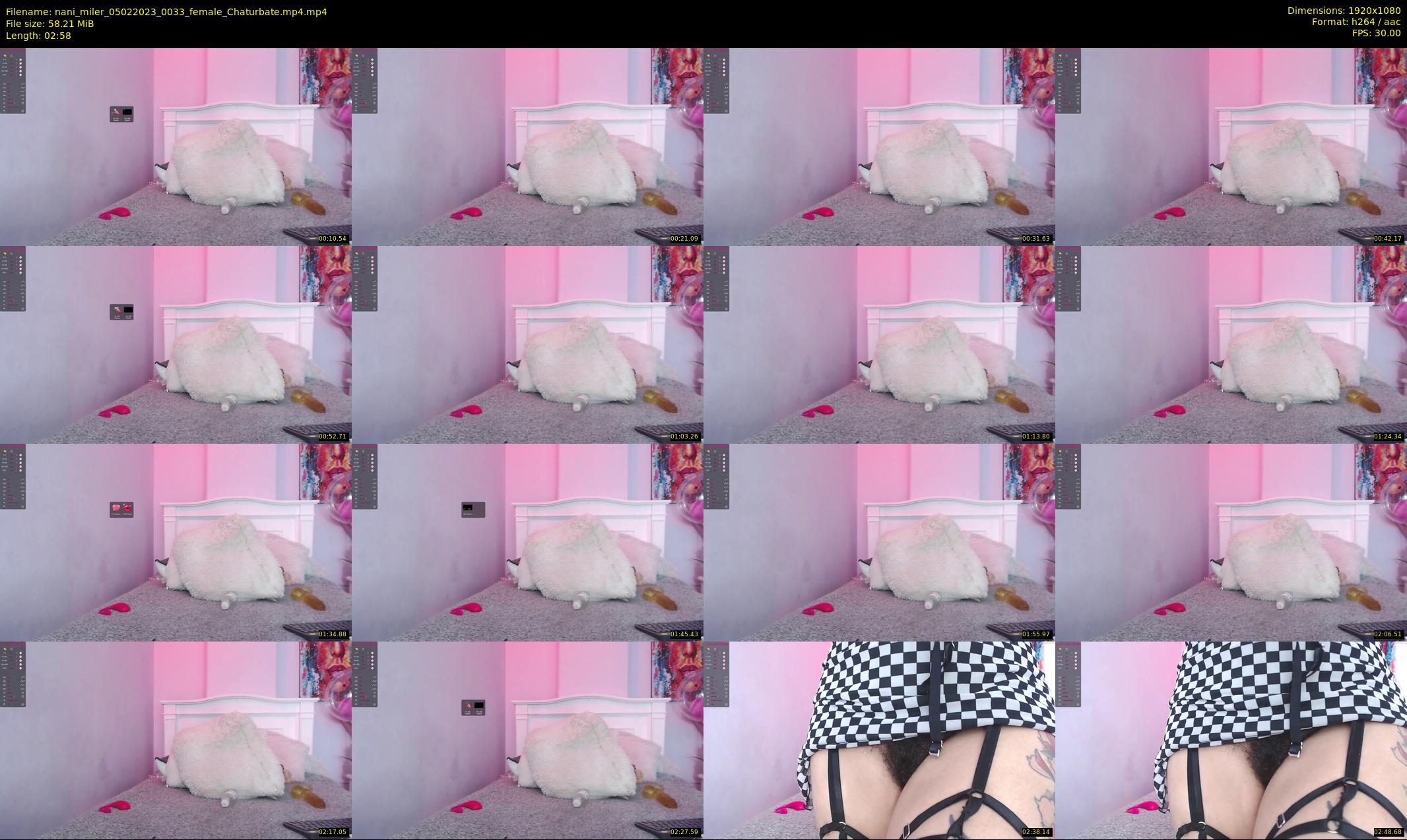 nani_miler — 3 minute Chaturbate female cam show recording, 1080p, Feb 5, 2023
