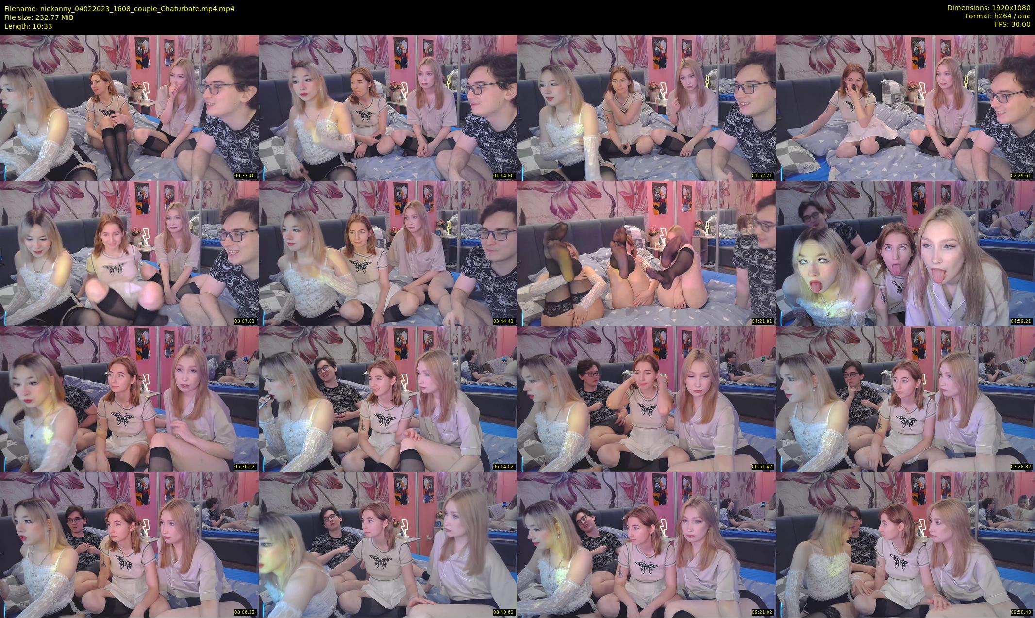 nickanny — 11 minute Chaturbate couple cam show recording, 1080p, Feb 4, 2023