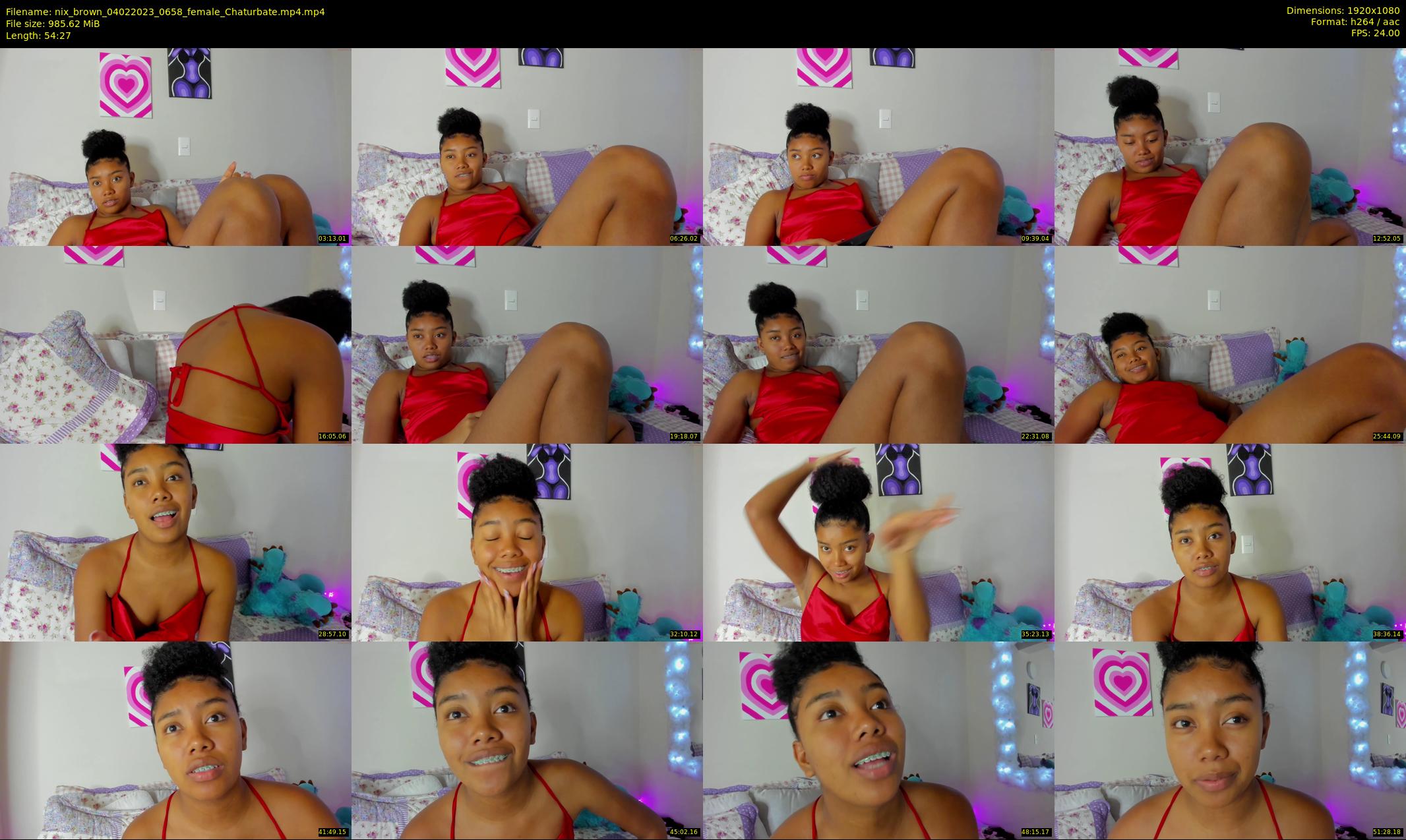 nix_brown — 55 minute Chaturbate female cam show recording, 1080p, Feb 4, 2023