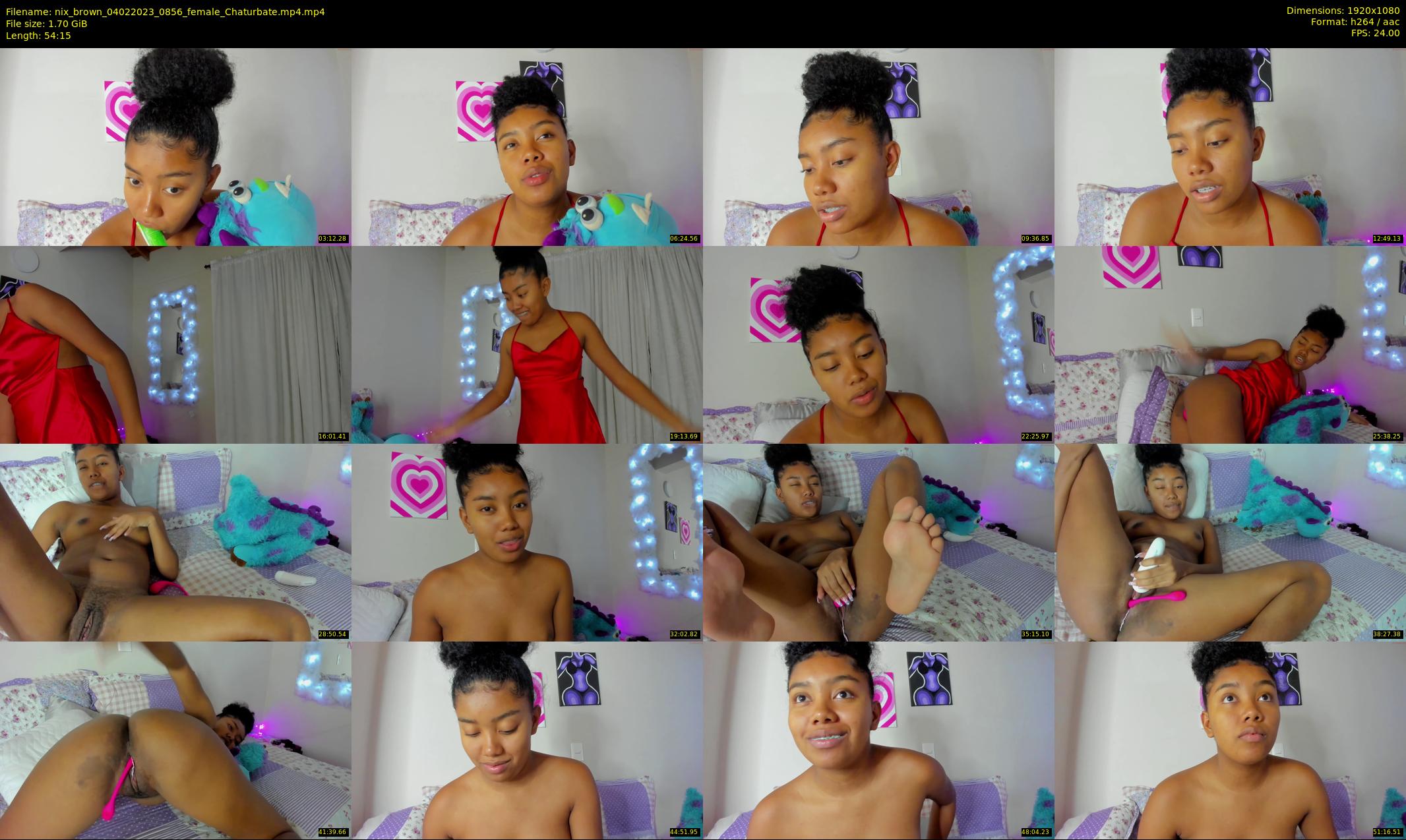 nix_brown — 55 minute Chaturbate female cam show recording, 1080p, Feb 4, 2023