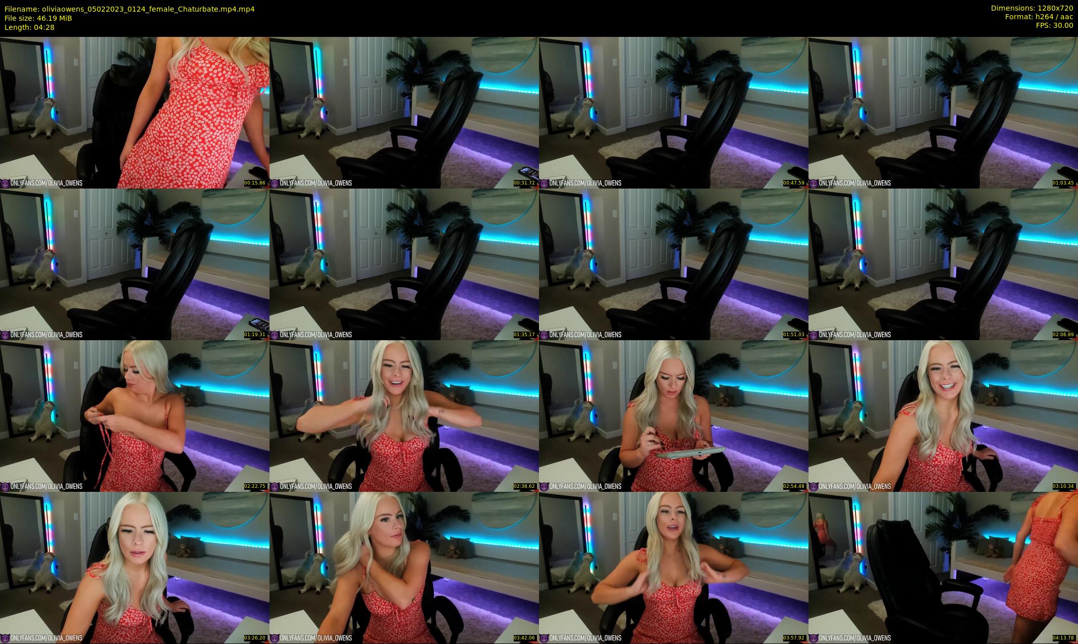 oliviaowens — 5 minute Chaturbate female cam show recording, 720p, Feb 5, 2023
