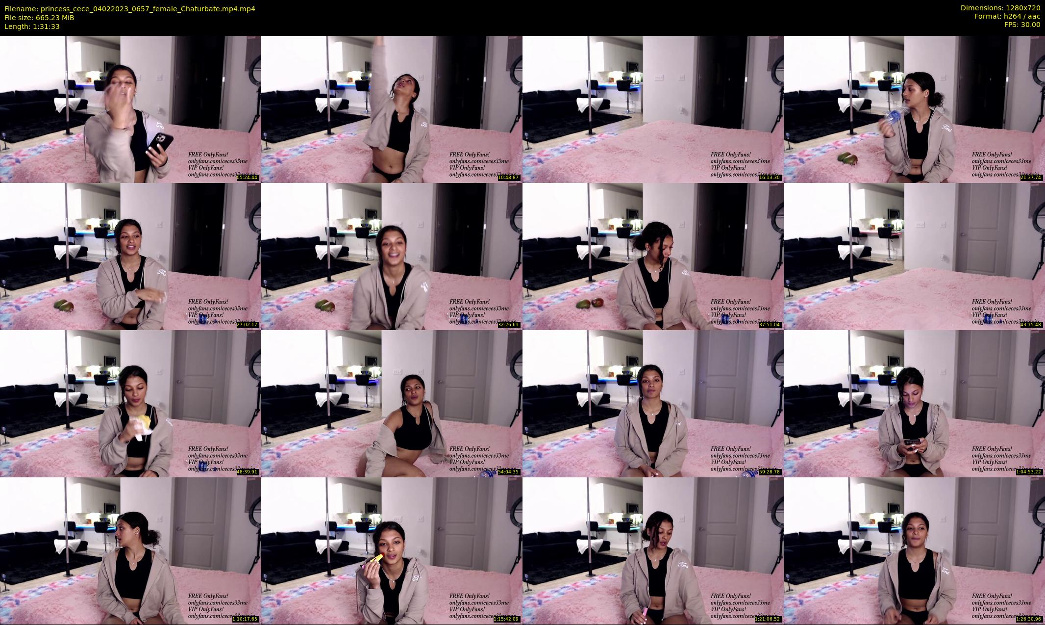 princess_cece — 92 minute Chaturbate female cam show recording, 720p, Feb 4, 2023