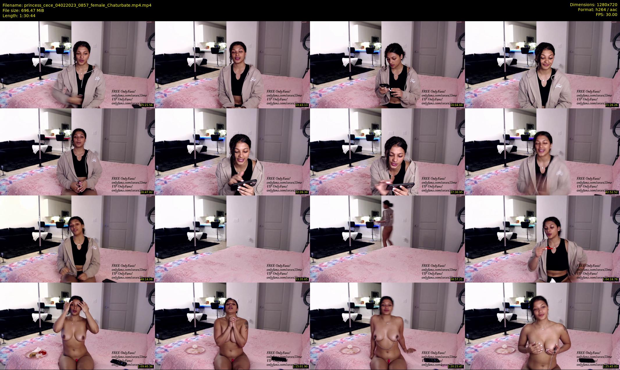 princess_cece — 91 minute Chaturbate female cam show recording, 720p, Feb 4, 2023