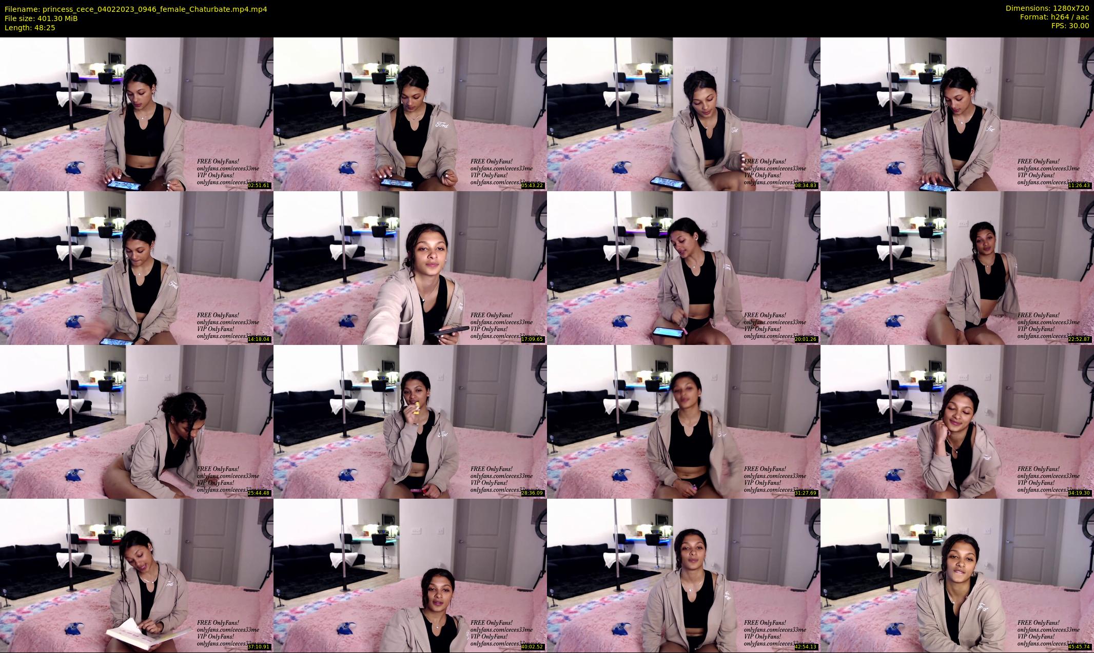 princess_cece — 49 minute Chaturbate female cam show recording, 720p, Feb 4, 2023