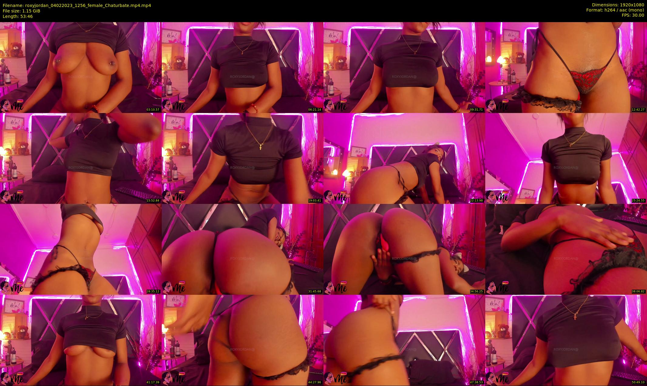 roxyjordan — 54 minute Chaturbate female cam show recording, 1080p, Feb 4, 2023