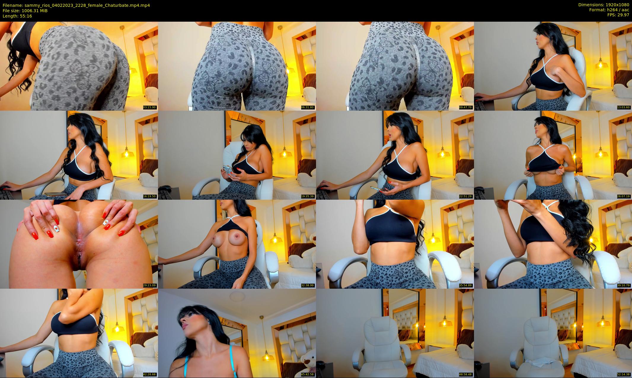 sammy_rios — 56 minute Chaturbate female cam show recording, 1080p, Feb 4, 2023
