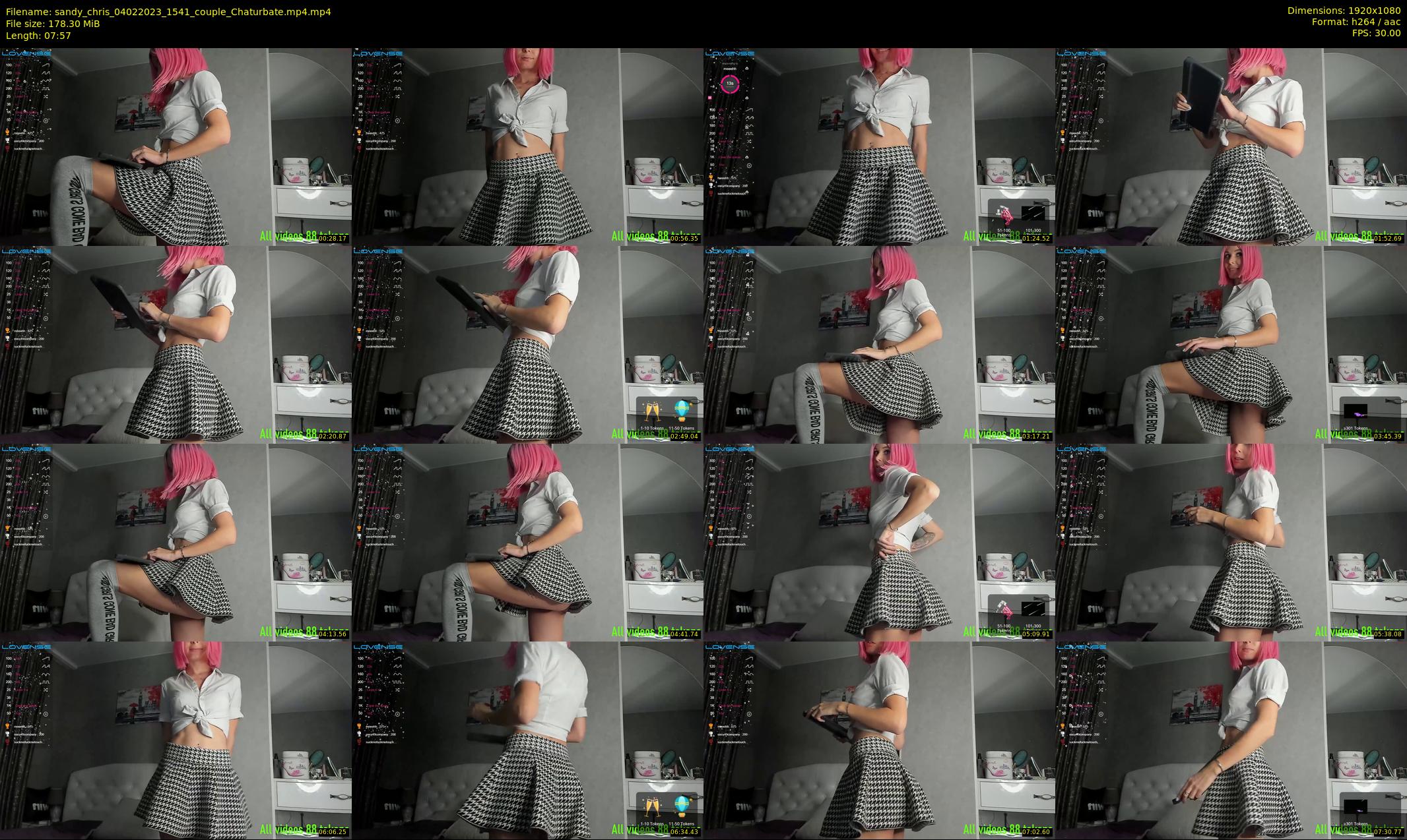 sandy_chris — 8 minute Chaturbate couple cam show recording, 1080p, Feb 4, 2023