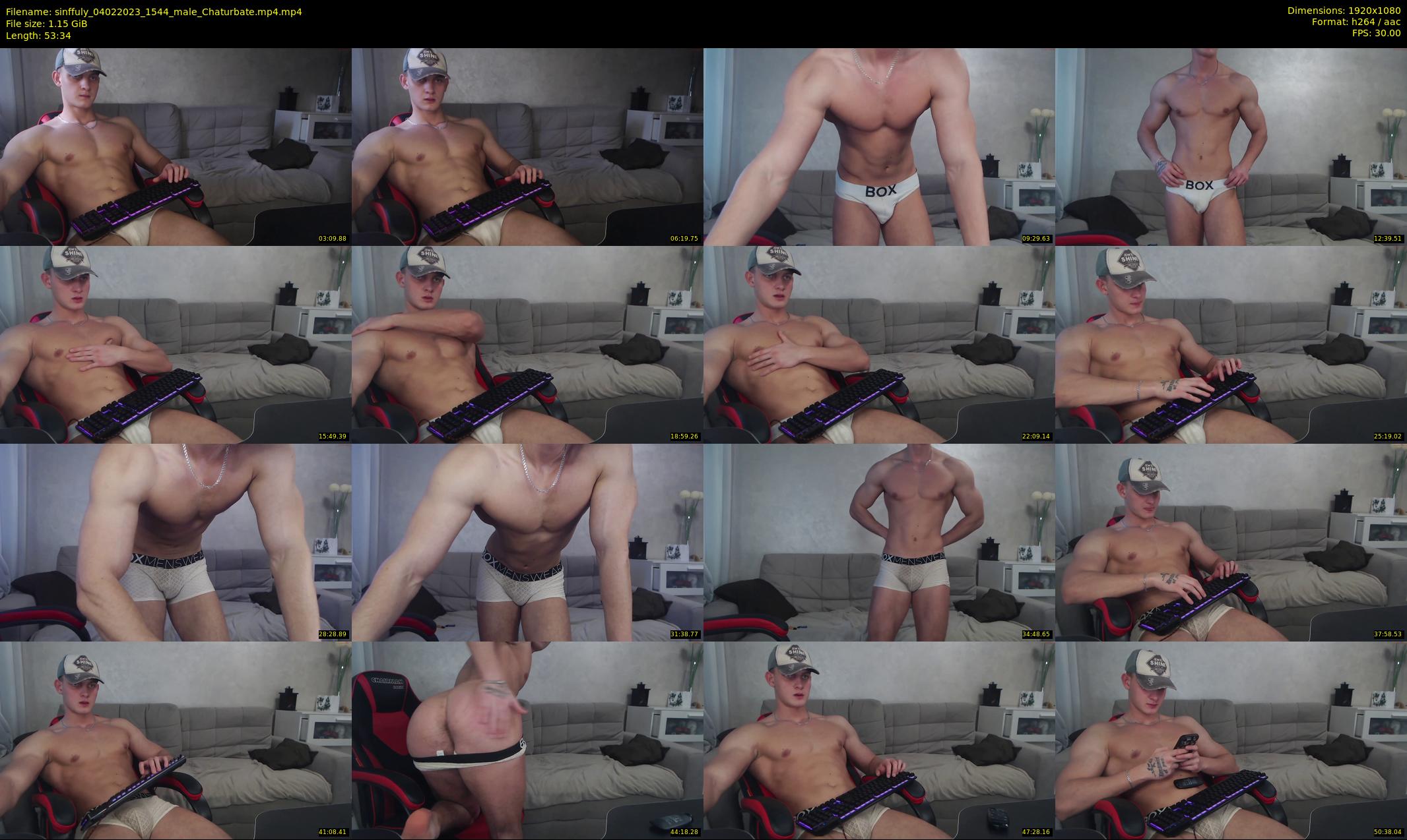 sinffuly — 54 minute Chaturbate male cam show recording, 1080p, Feb 4, 2023