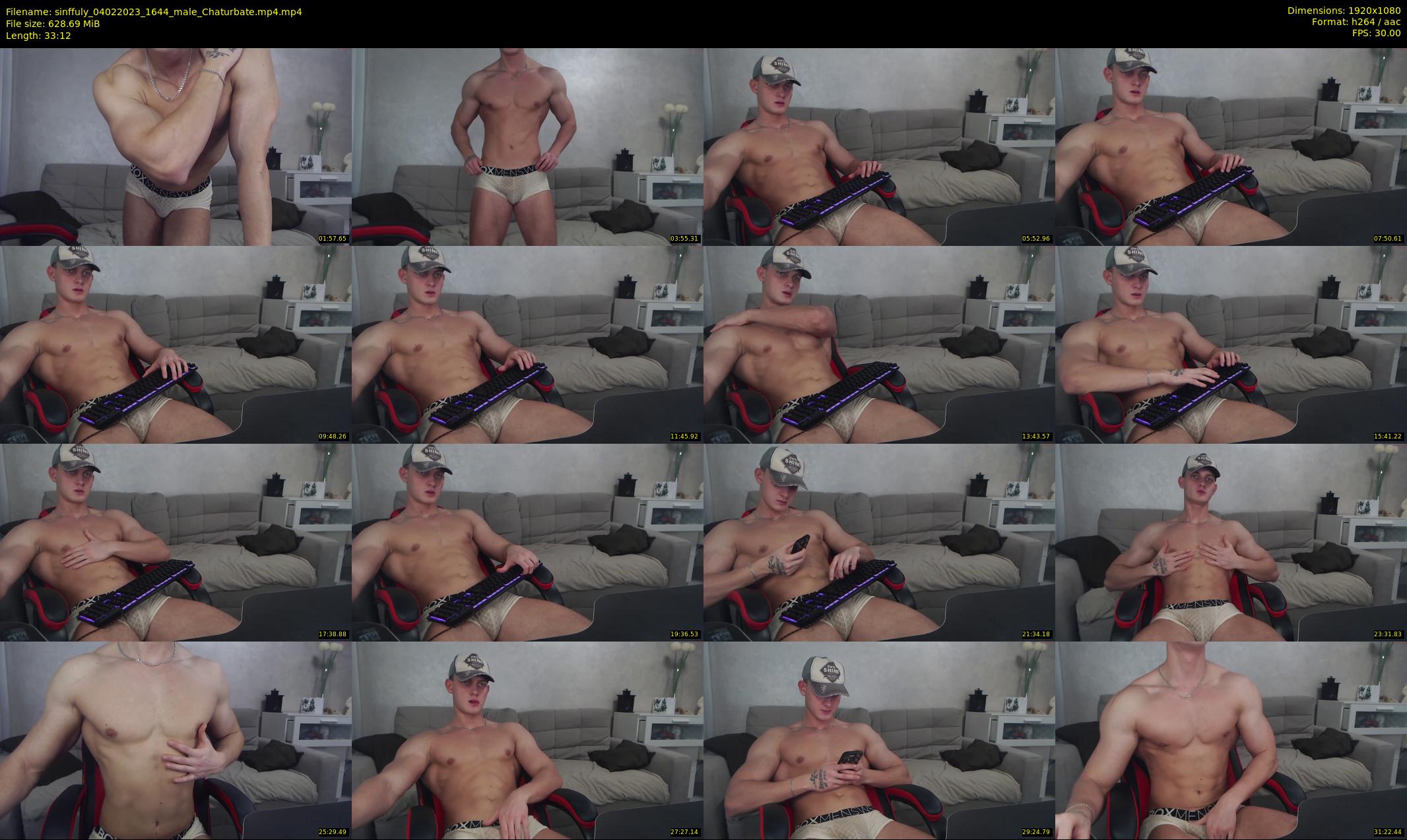 sinffuly — 34 minute Chaturbate male cam show recording, 1080p, Feb 4, 2023