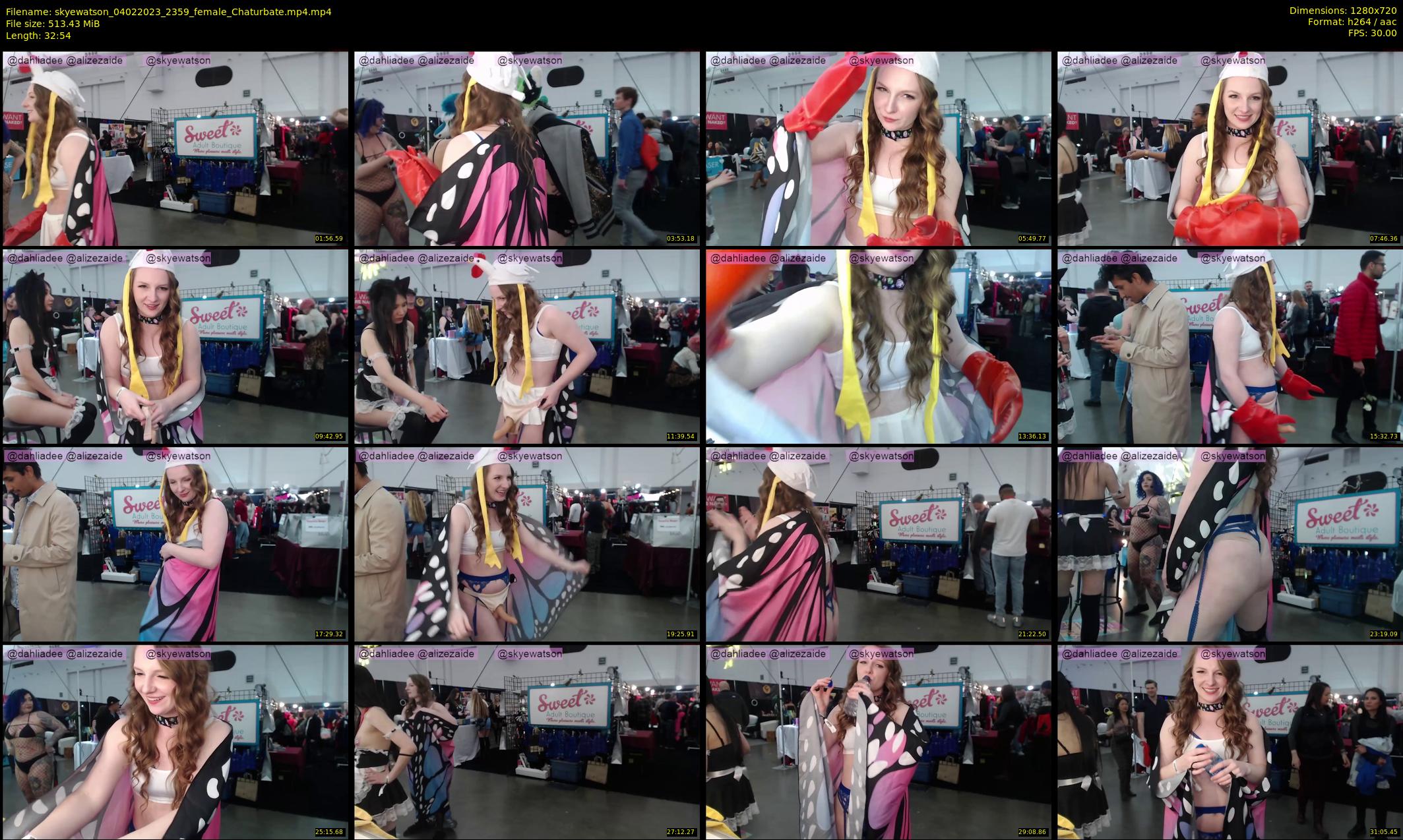 skyewatson — 33 minute Chaturbate female cam show recording, 720p, Feb 4, 2023