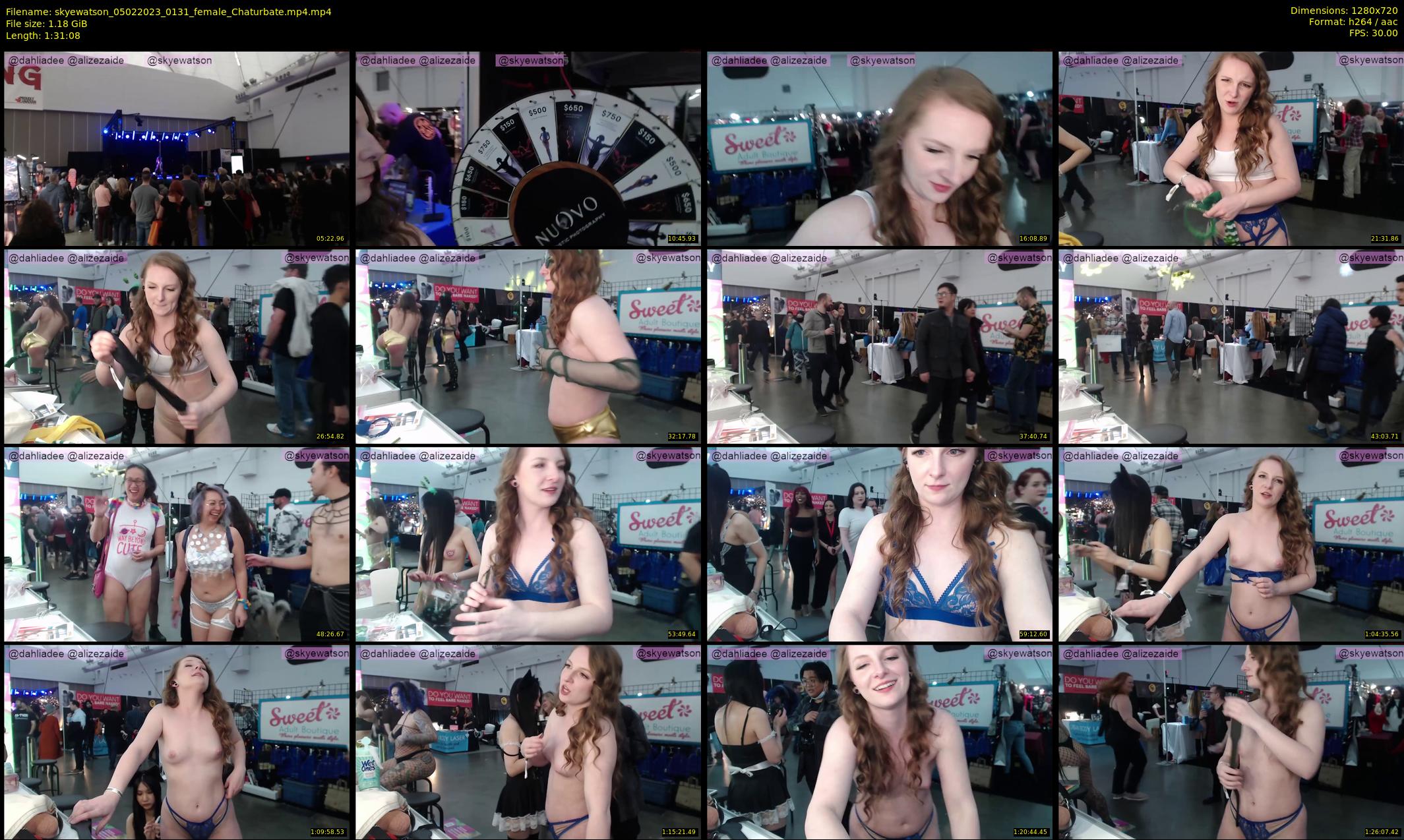 skyewatson — 92 minute Chaturbate female cam show recording, 720p, Feb 5, 2023