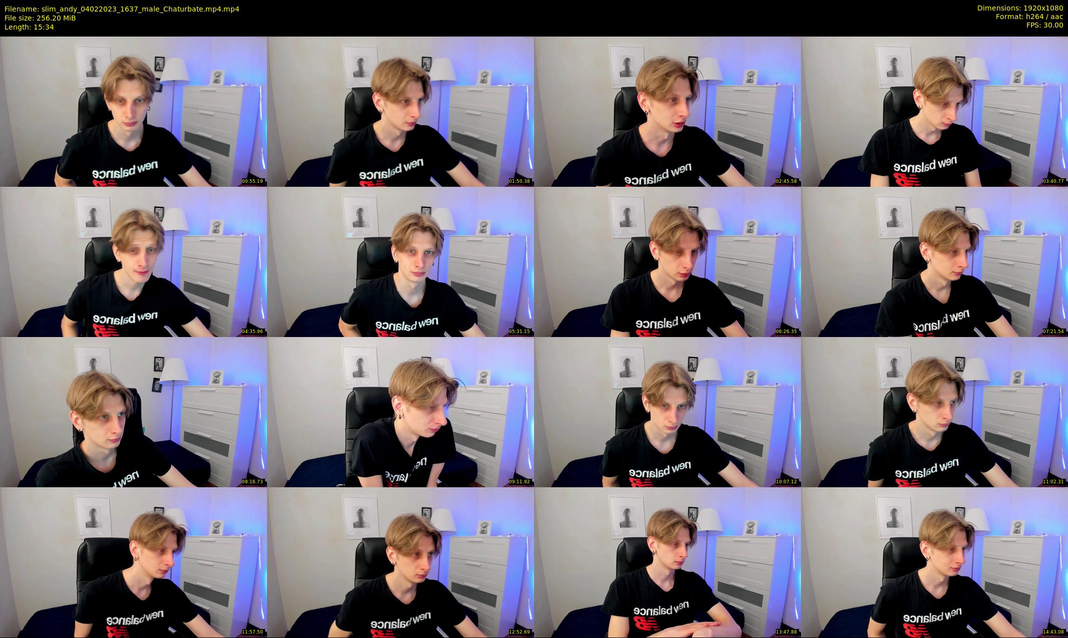 slim_andy — 16 minute Chaturbate male cam show recording, 1080p, Feb 4, 2023