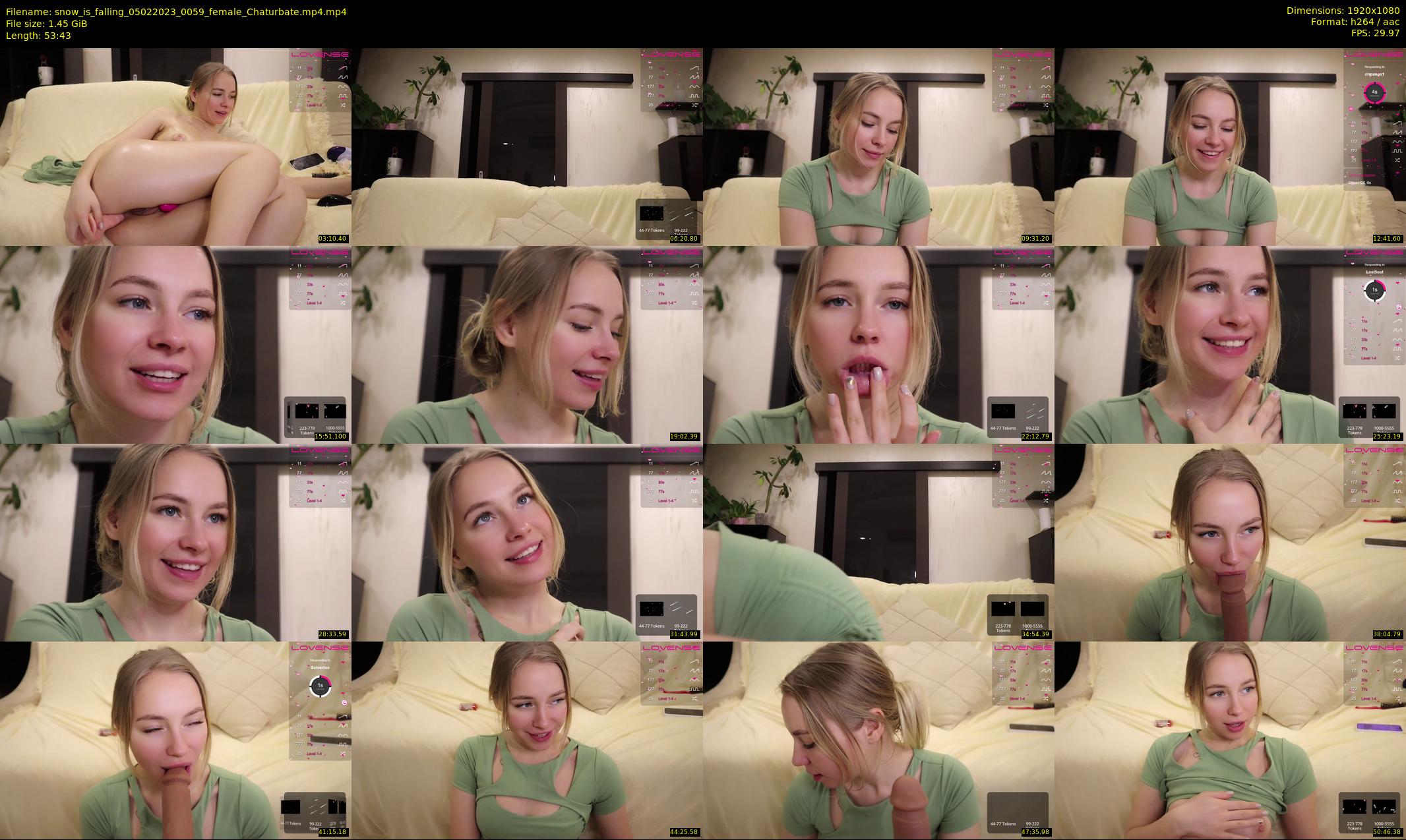 snow_is_falling — 54 minute Chaturbate female cam show recording, 1080p, Feb 5, 2023