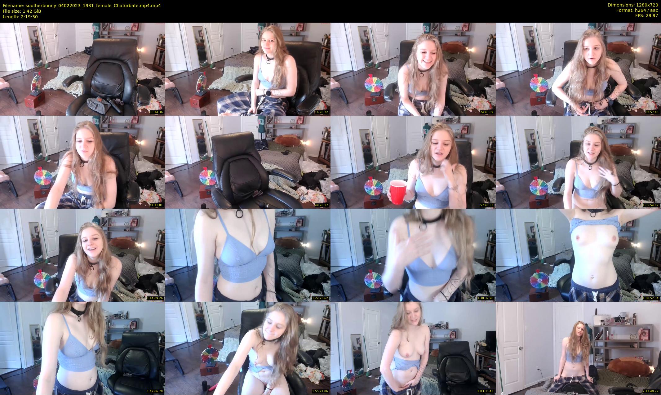 southerbunny — 140 minute Chaturbate female cam show recording, 720p, Feb 4, 2023