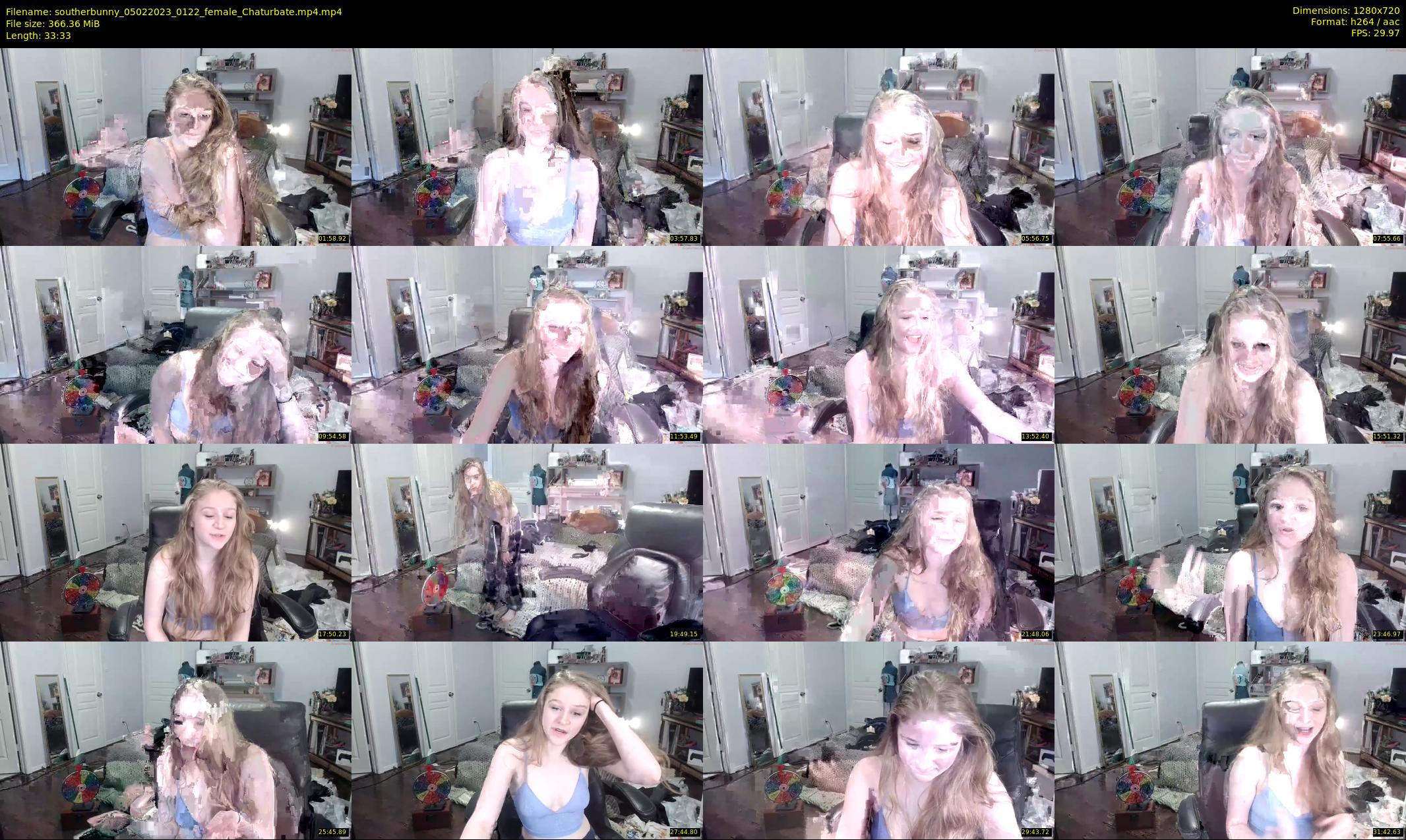 southerbunny — 34 minute Chaturbate female cam show recording, 720p, Feb 5, 2023