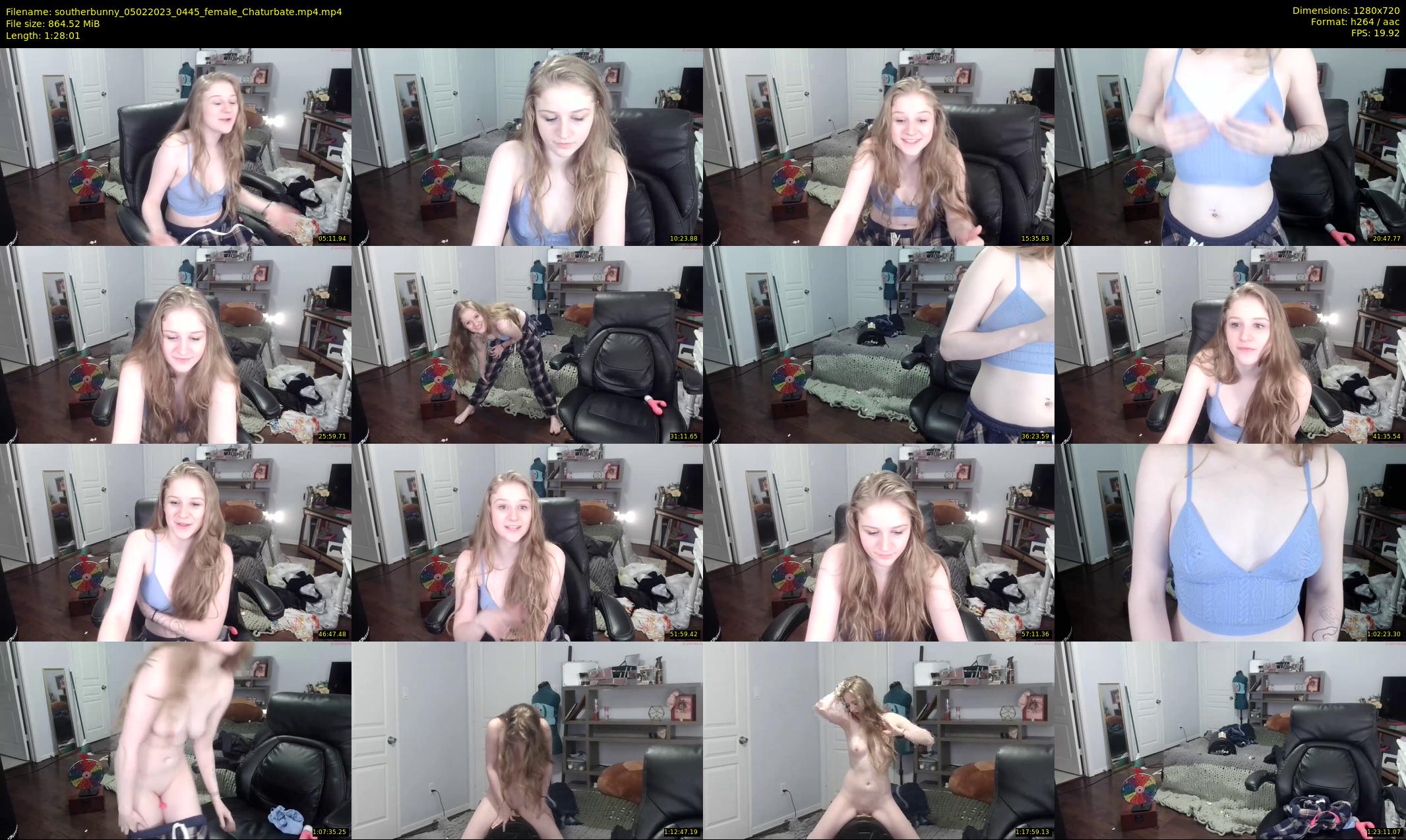 southerbunny — 89 minute Chaturbate female cam show recording, 720p, Feb 5, 2023