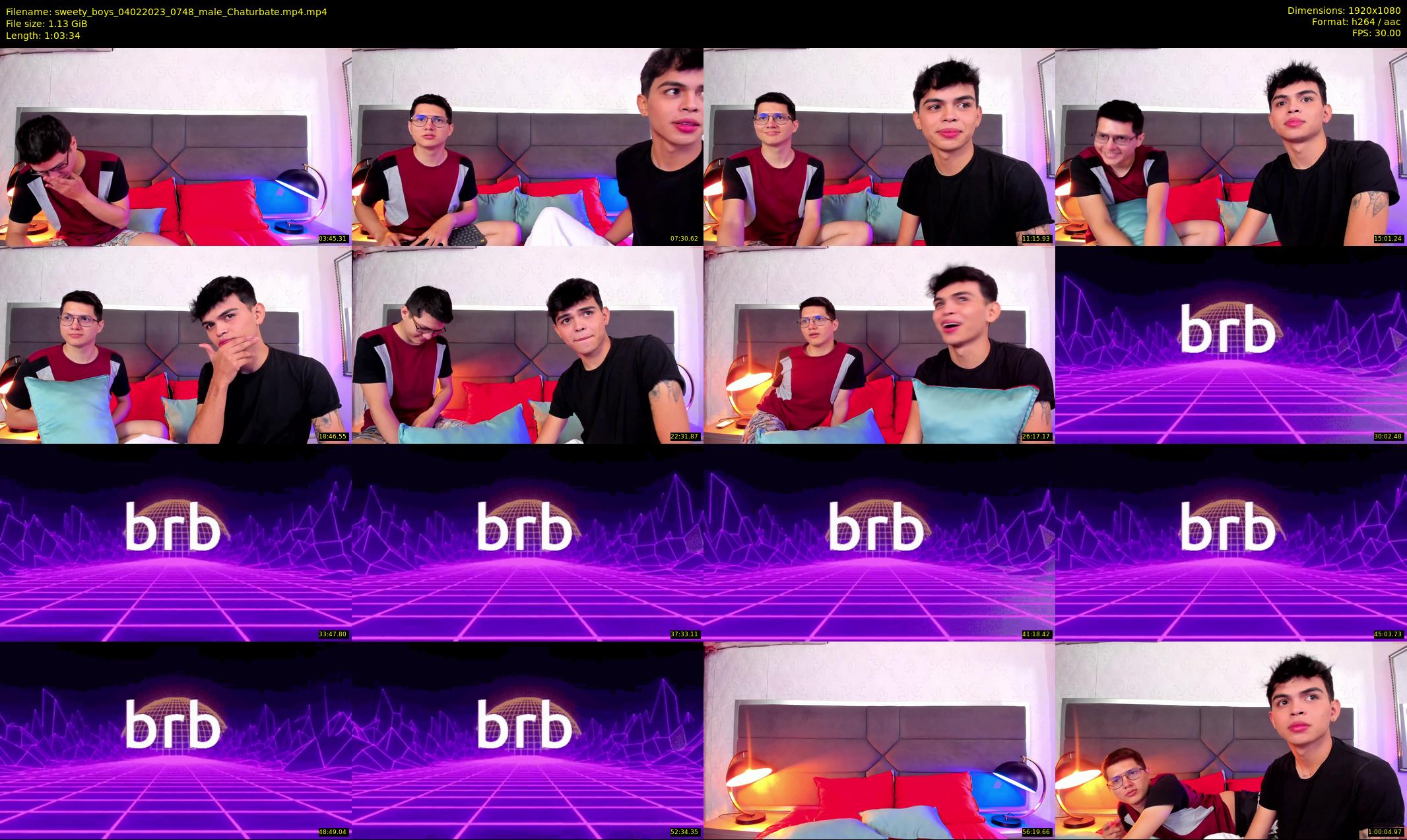 sweety_boys — 64 minute Chaturbate male cam show recording, 1080p, Feb 4, 2023
