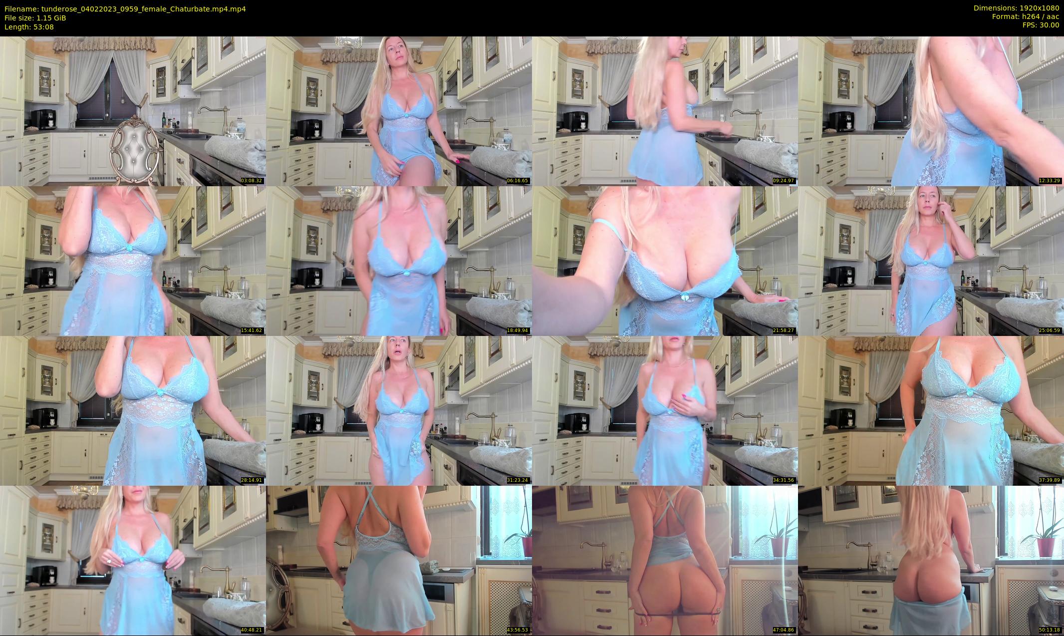 tunderose — 54 minute Chaturbate female cam show recording, 1080p, Feb 4, 2023