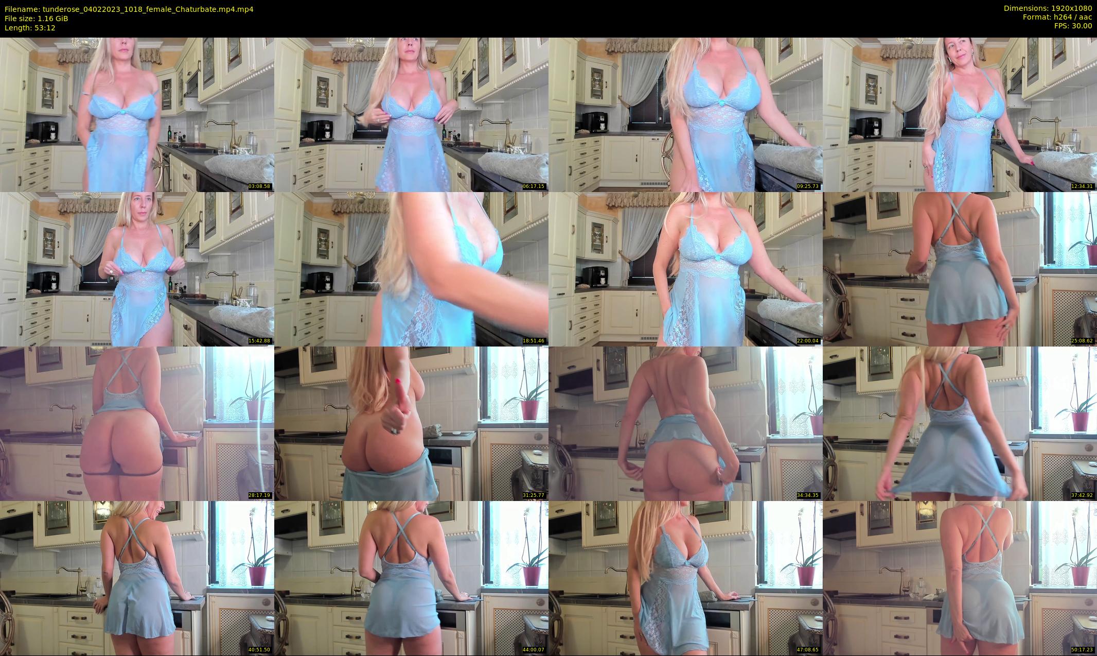 tunderose — 54 minute Chaturbate female cam show recording, 1080p, Feb 4, 2023