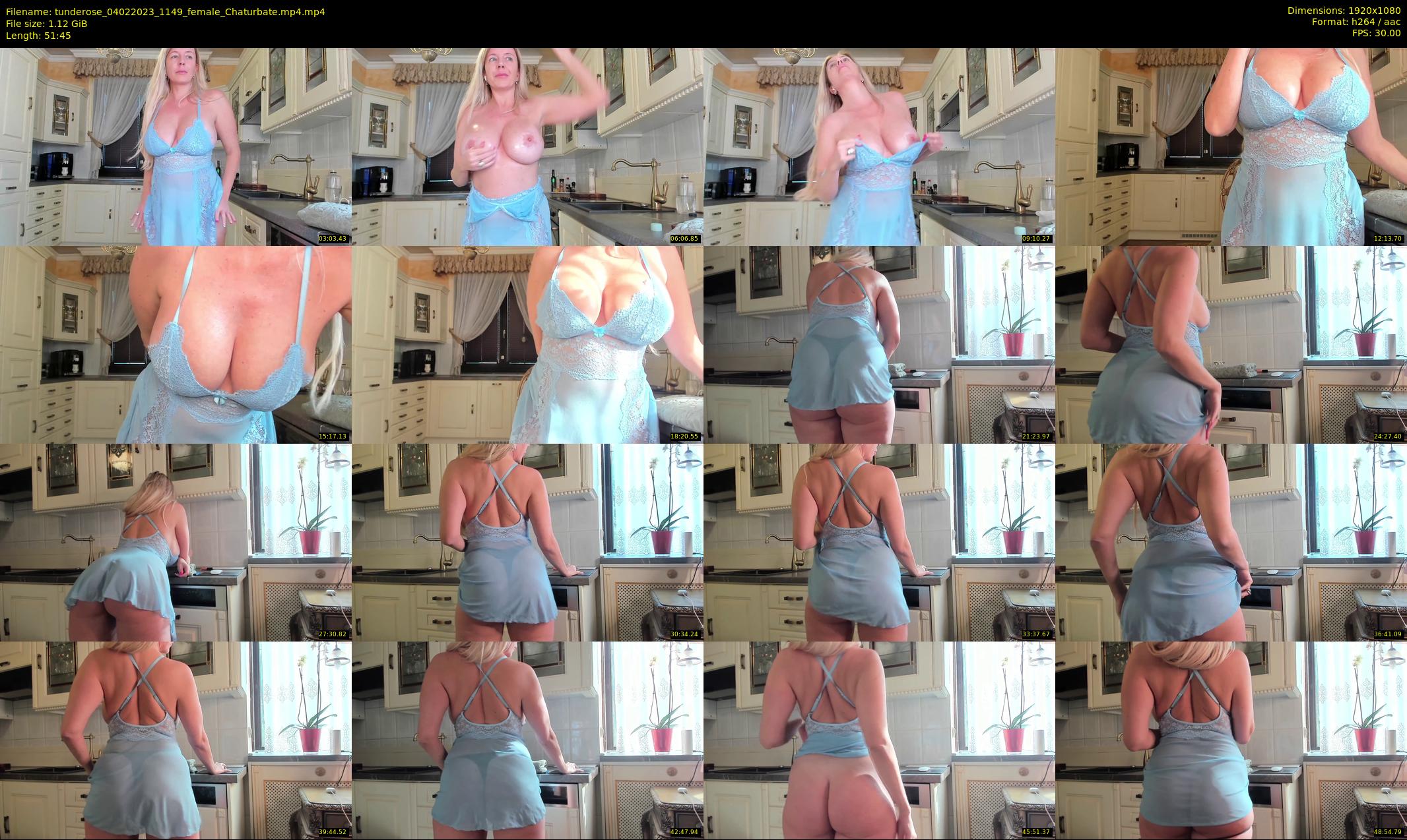 tunderose — 52 minute Chaturbate female cam show recording, 1080p, Feb 4, 2023