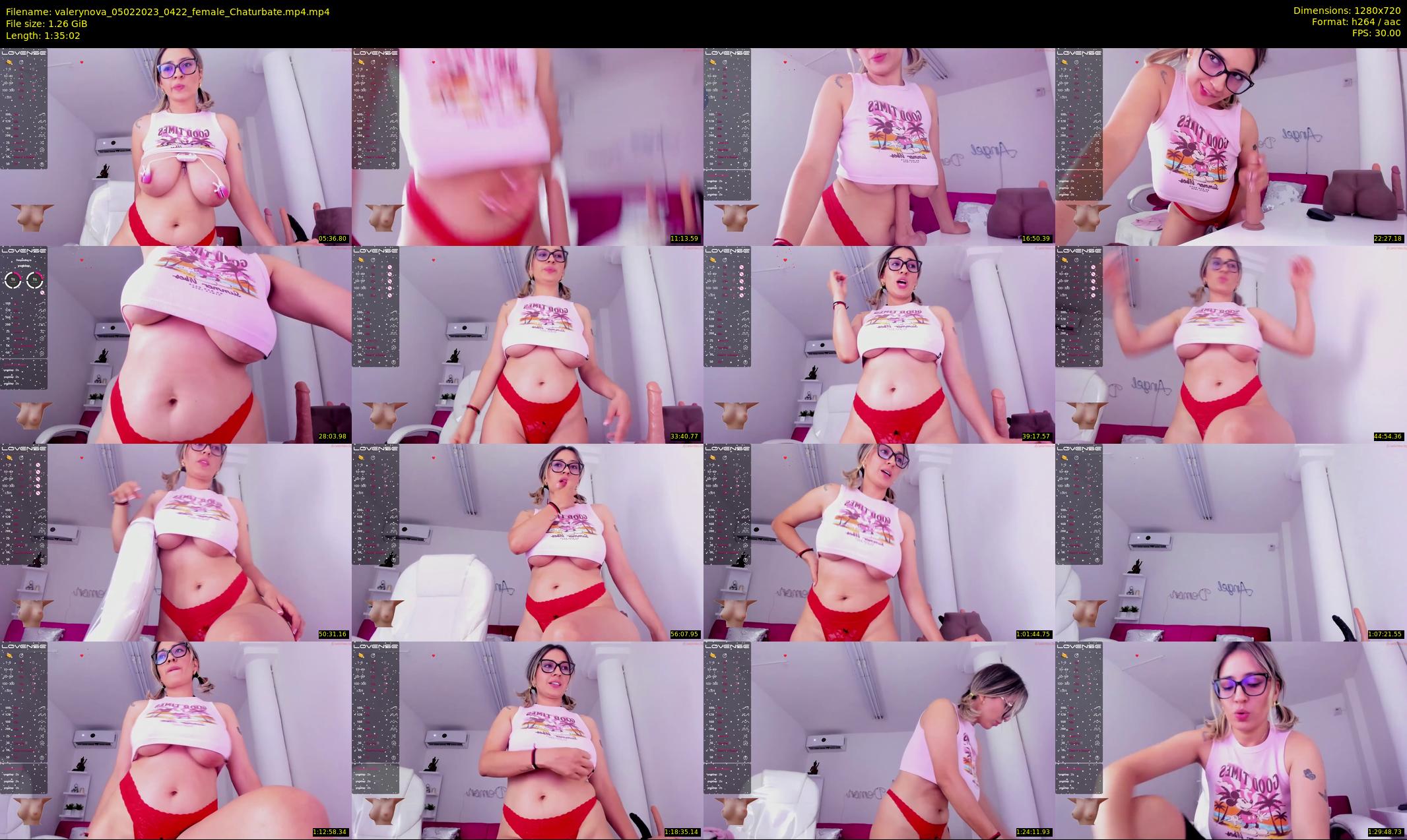 valerynova — 96 minute Chaturbate female cam show recording, 720p, Feb 5, 2023