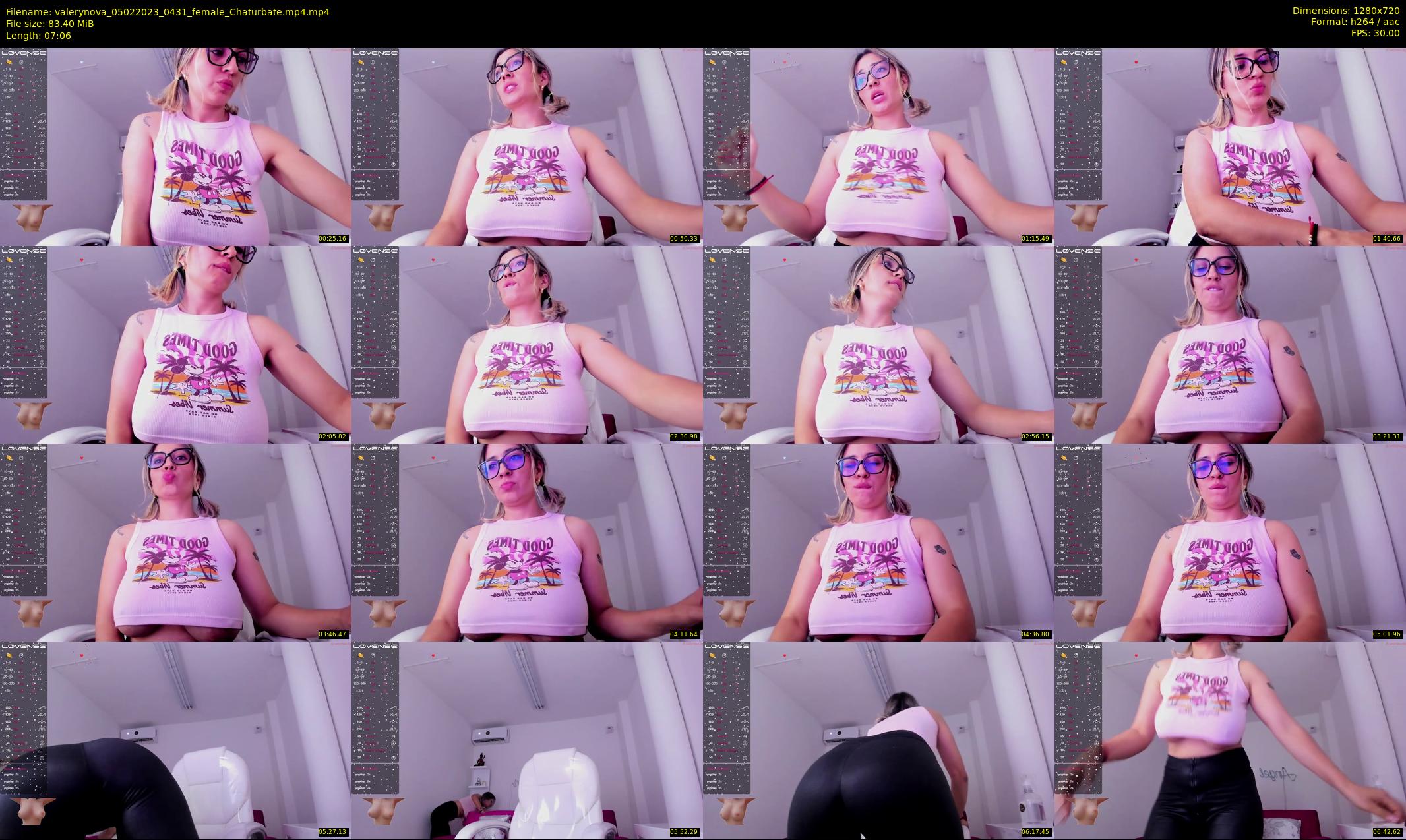 valerynova — 8 minute Chaturbate female cam show recording, 720p, Feb 5, 2023