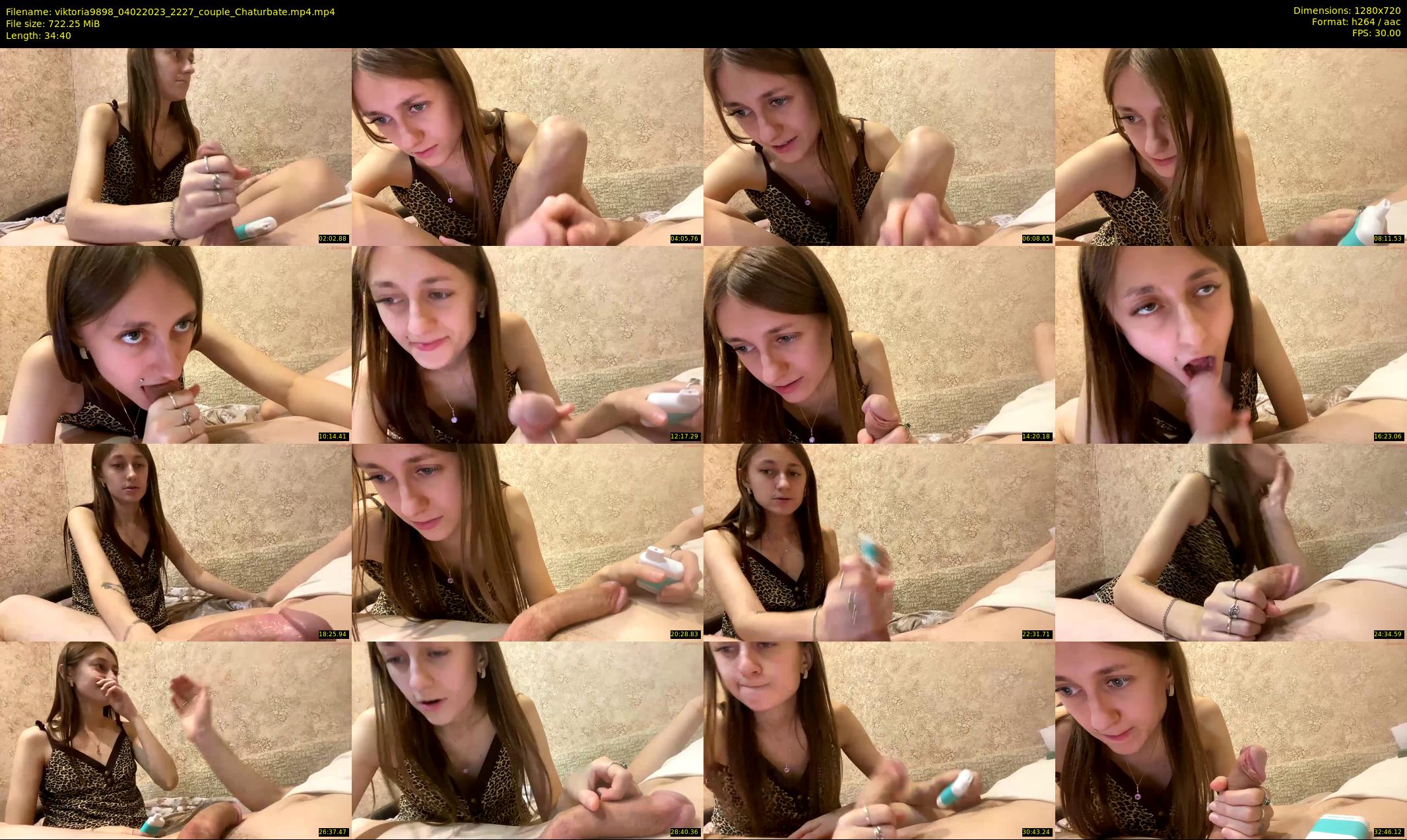viktoria9898 — 35 minute Chaturbate couple cam show recording, 720p, Feb 4, 2023