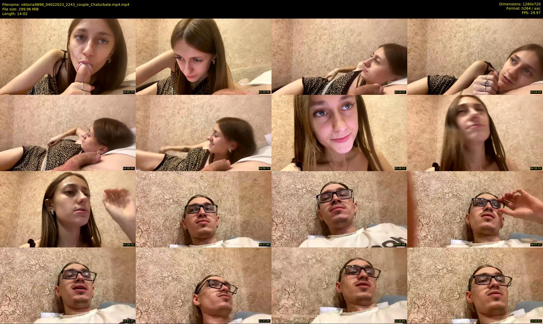 viktoria9898 — 15 minute Chaturbate couple cam show recording, 720p, Feb 4, 2023