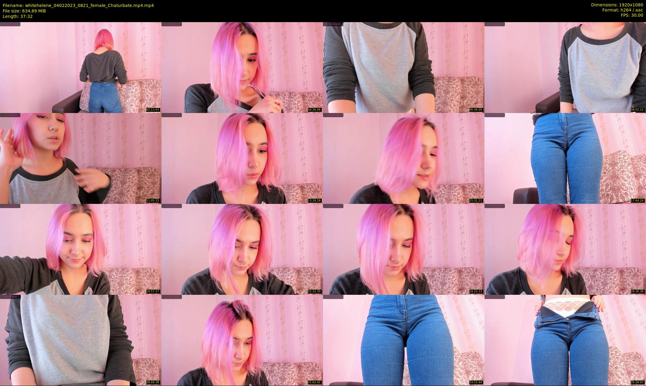 whitehelene — 38 minute Chaturbate female cam show recording, 1080p, Feb 4, 2023