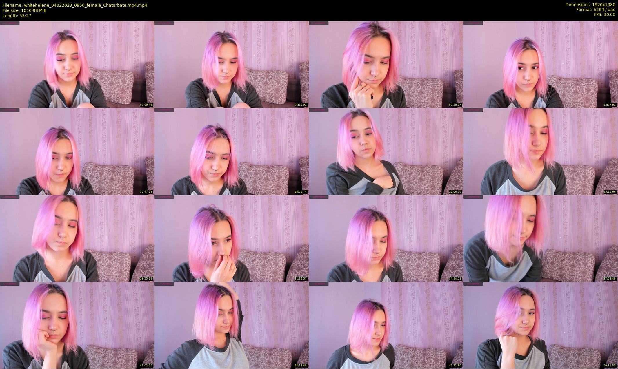 whitehelene — 54 minute Chaturbate female cam show recording, 1080p, Feb 4, 2023