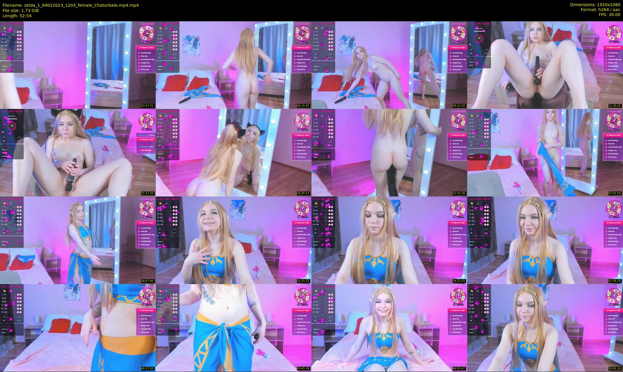zelda_1 — 53 minute Chaturbate female cam show recording, 1080p, Feb 4, 2023