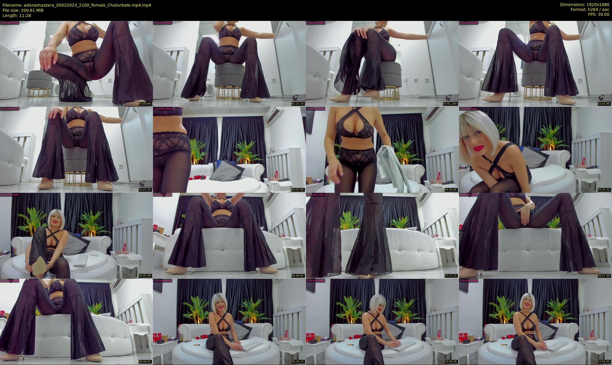 adonamazzara — 12 minute Chaturbate female cam show recording, 1080p, Feb 5, 2023