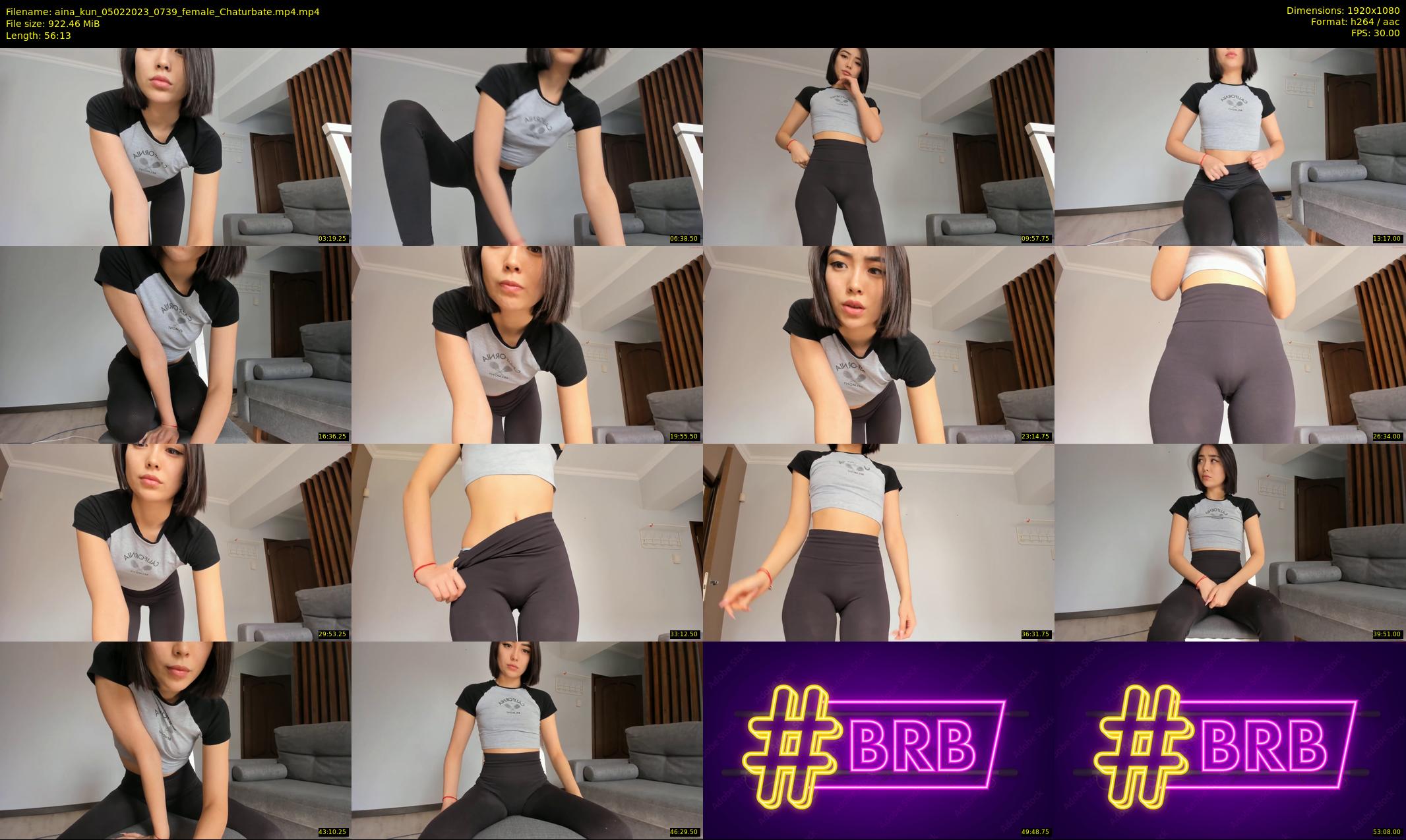 aina_kun — 57 minute Chaturbate female cam show recording, 1080p, Feb 5, 2023