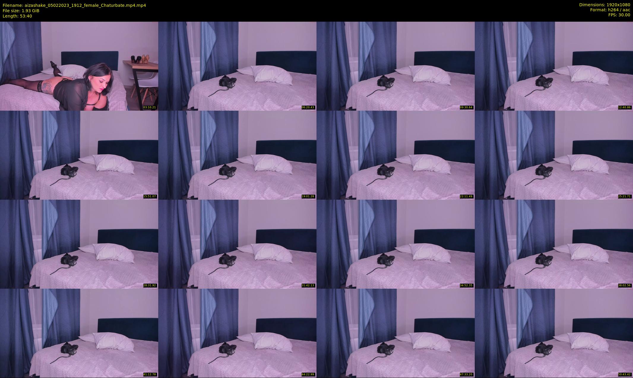 aizashake — 54 minute Chaturbate female cam show recording, 1080p, Feb 5, 2023